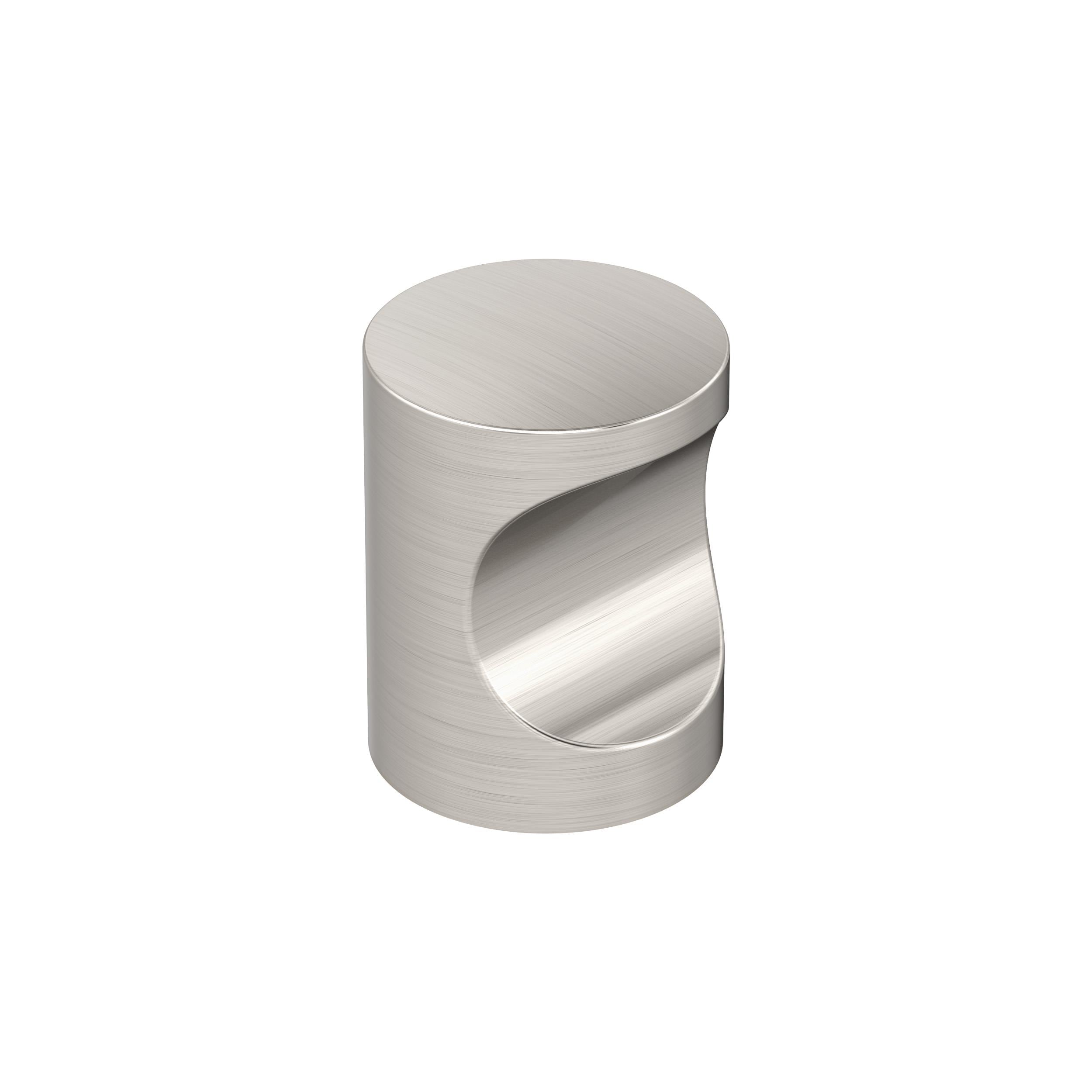 Amerock BP37026G10 Whistle 11/16-in Satin Nickel Round Contemporary Cabinet Knob