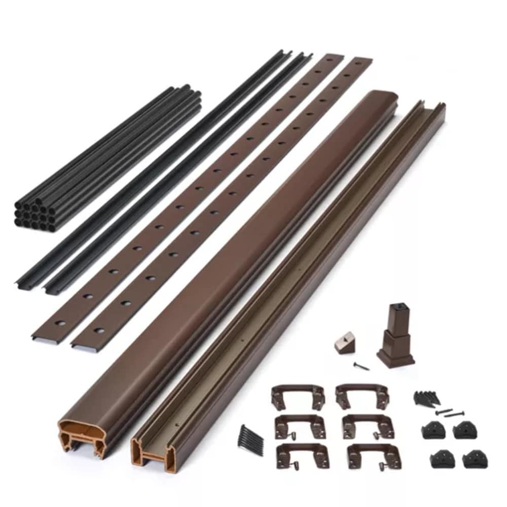 Trex VLRD0642HRKFS Transcend 6-ft x 42-in Vintage Lantern Composite Deck Rail Kit