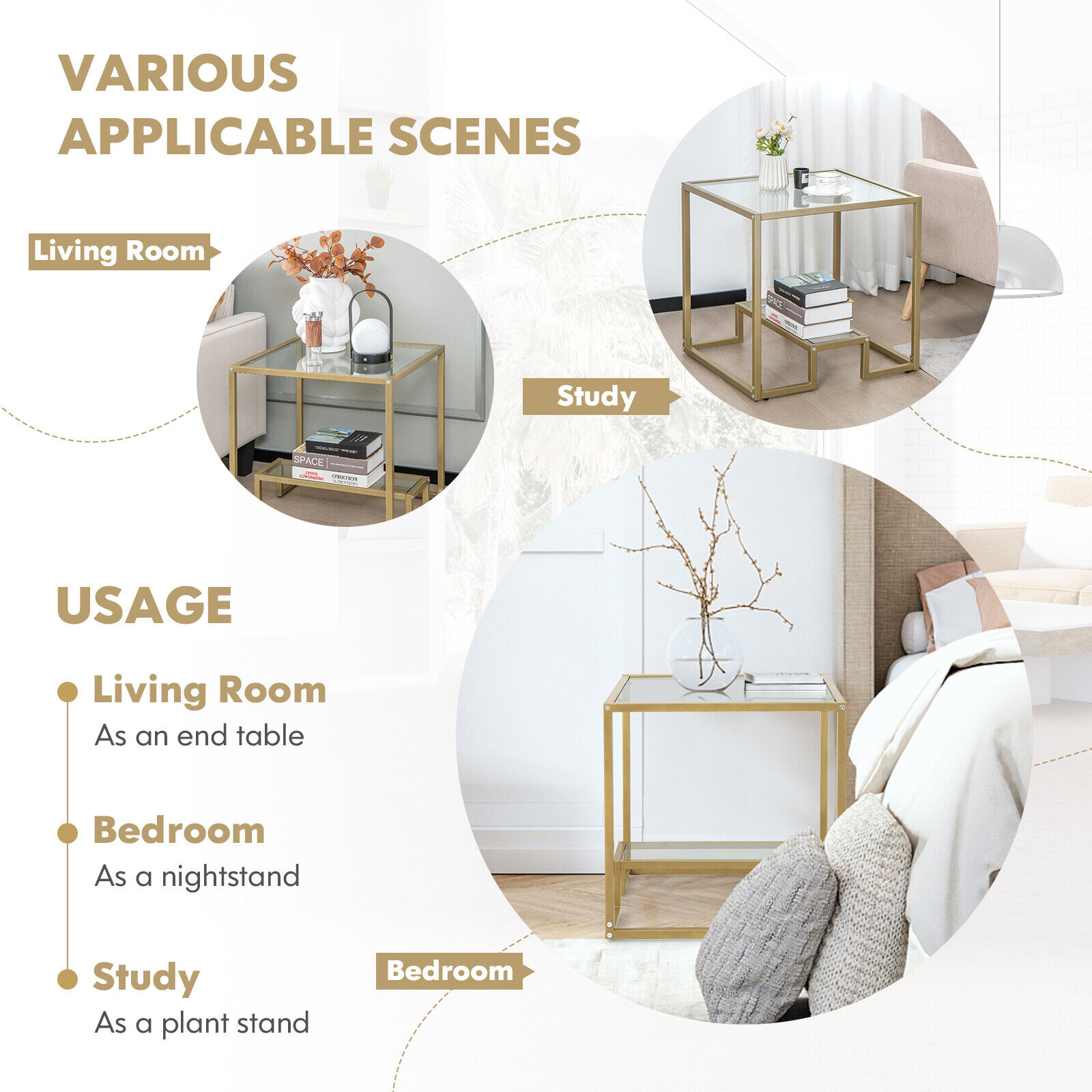 Slickblue D-CO-DG25301VH End-Tables - View #6