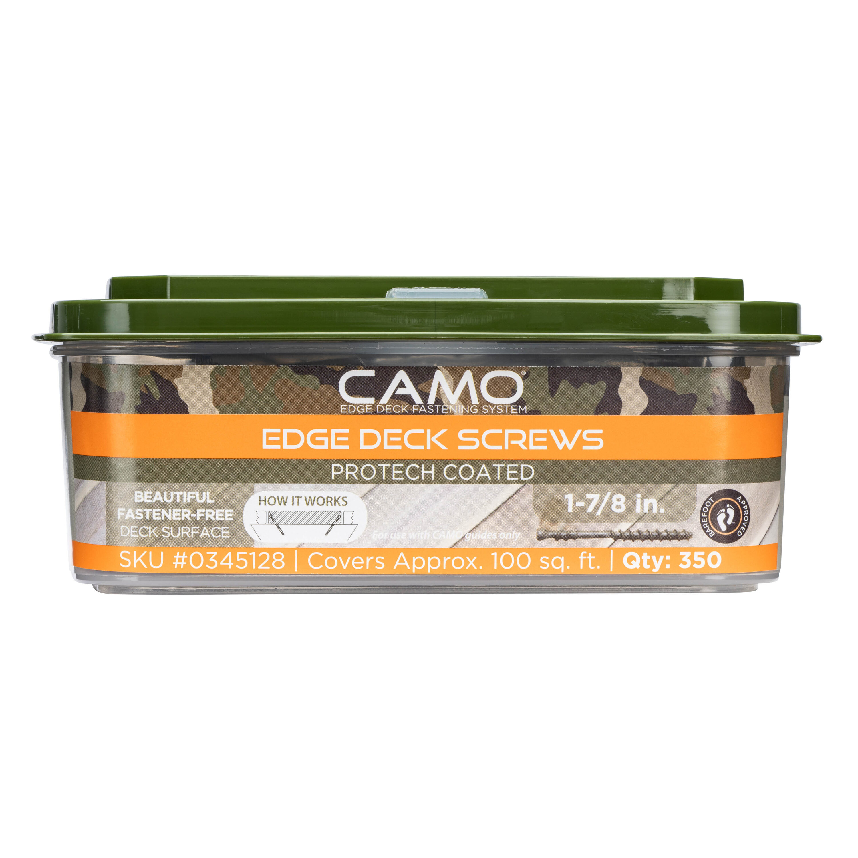 CAMO 0345128 #7 x 1-7/8-in Wood to wood Deck Screws ( 350 -Per Box )