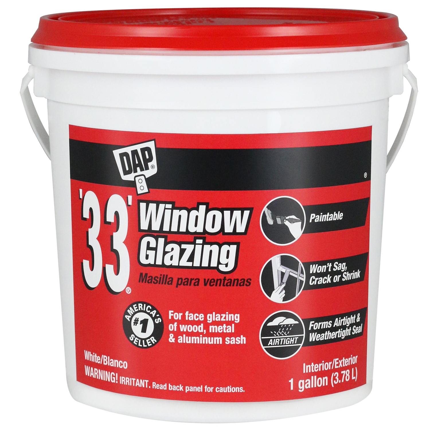 Bondo Glazing and Spot Putty 4.5-oz Waterproof Interior/Exterior