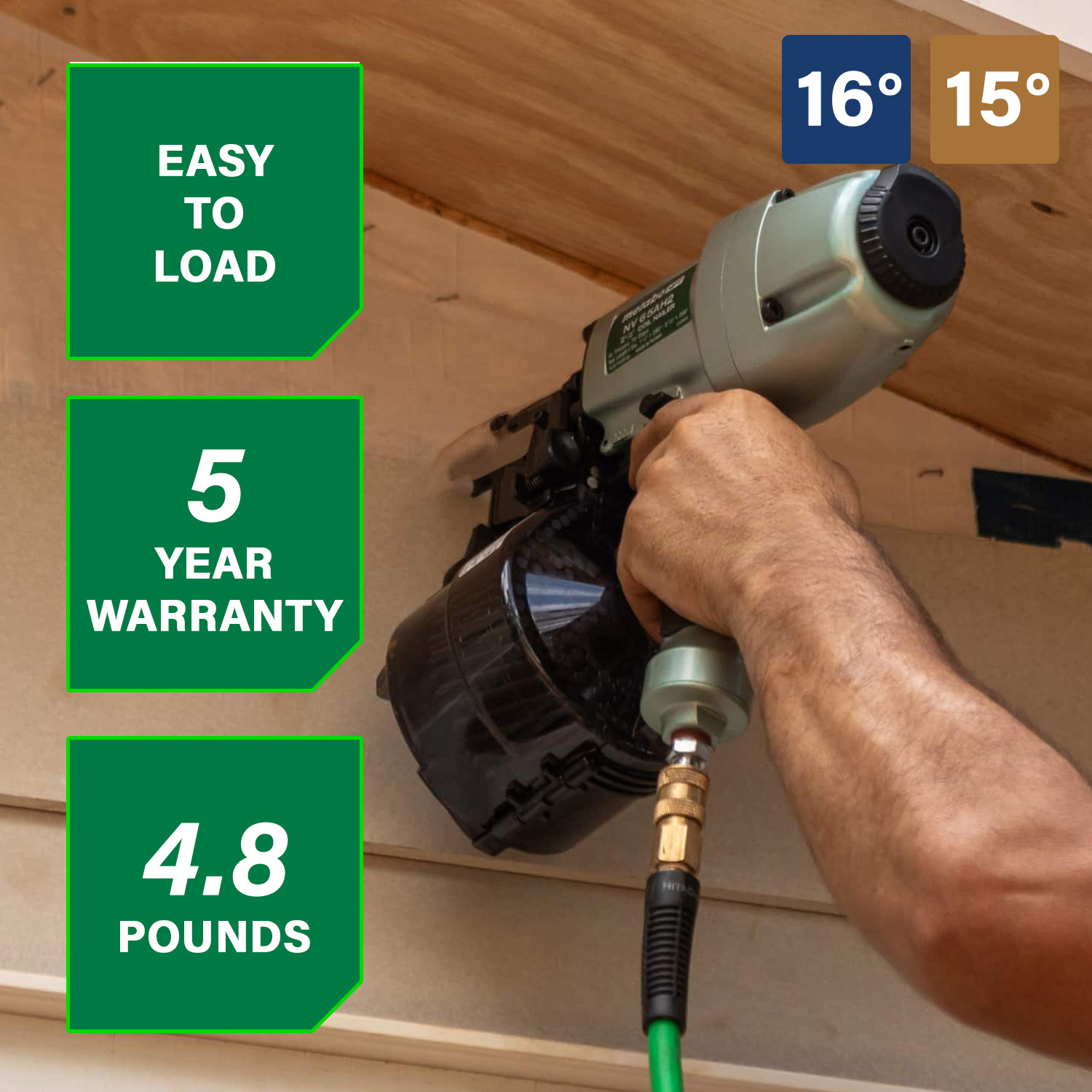Metabo HPT NV65AH2M Siding-Nailers - View #2