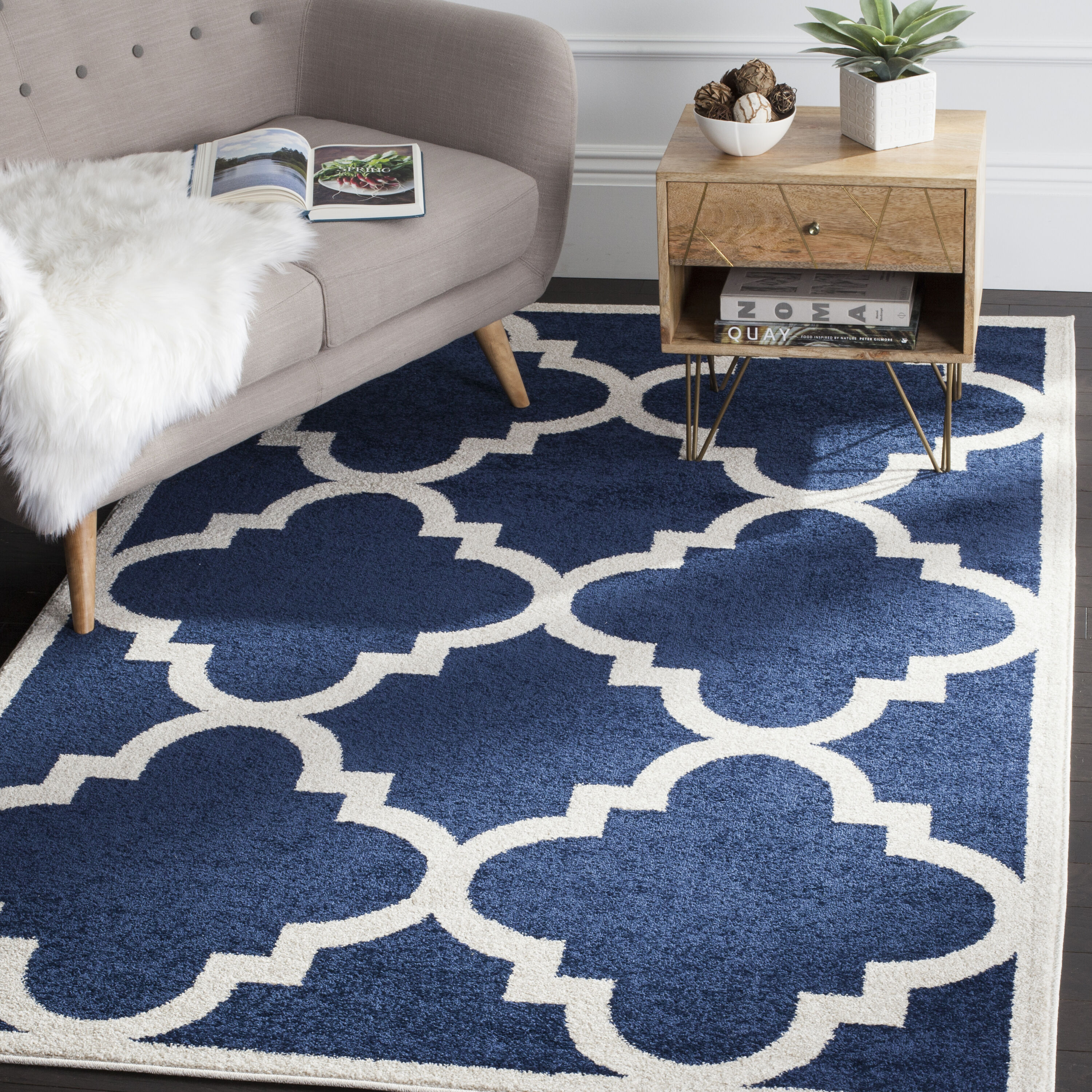 Shop Amherst 24 Bath Rug Blue, Bath Linens