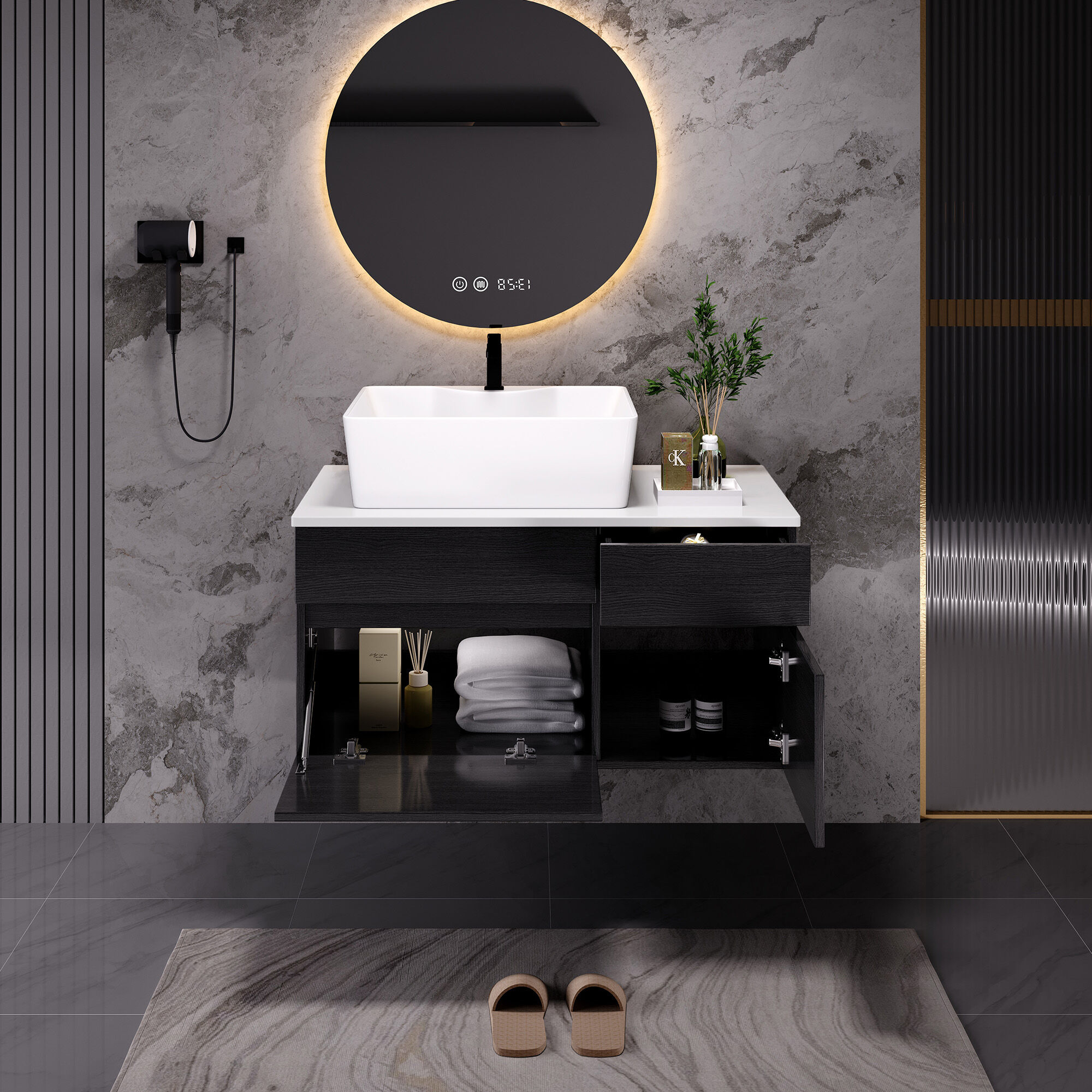 JEAREY DJ31-315B Bath-Vanity-Combo - View #4