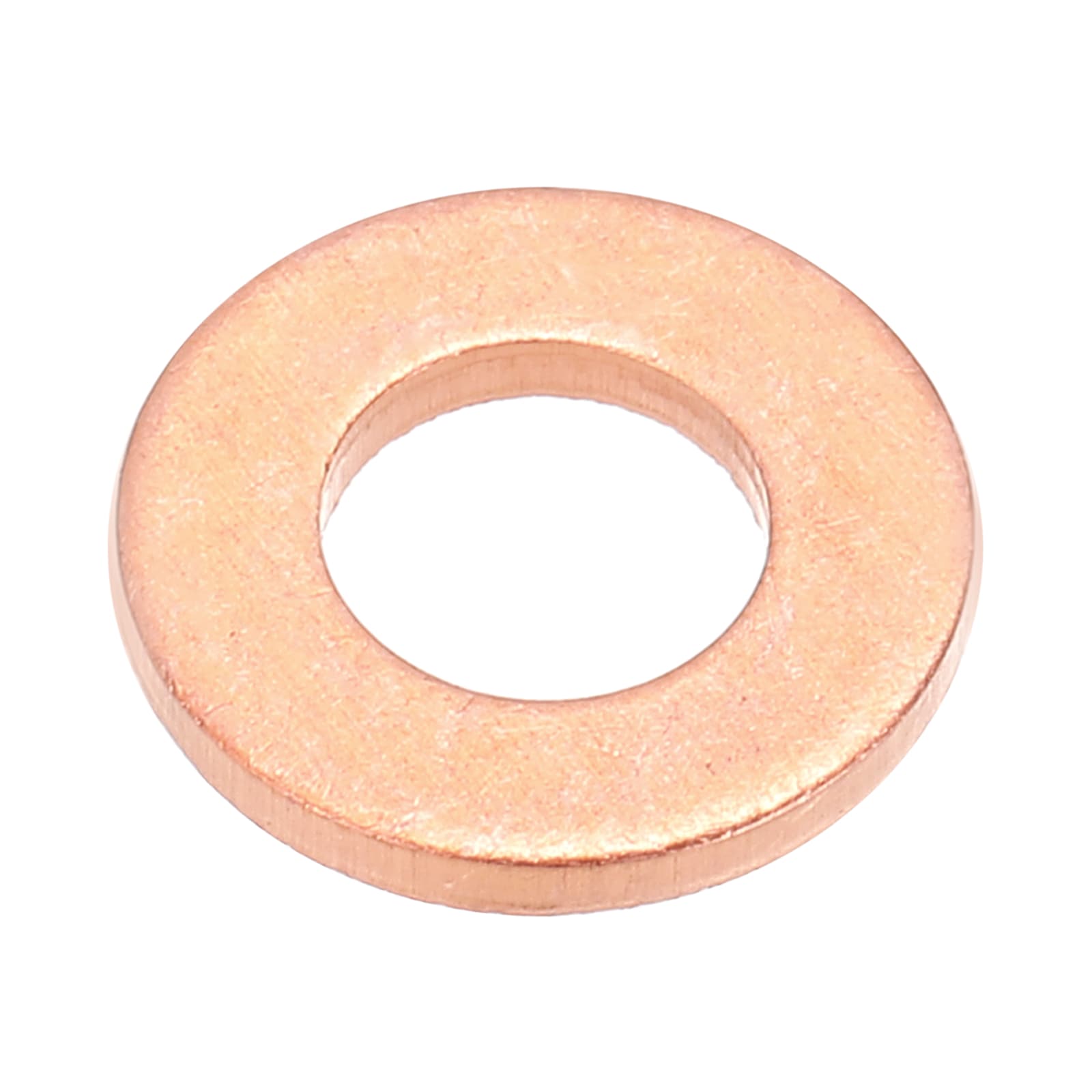 PATIKIL M6x12x1.5mm Flat Washers 25pcs Copper Automotive Drain Plug Gaskets Flat Ring Oil Crush Washer Spacers for Faucets Garden Bolts Screws Hose Purple