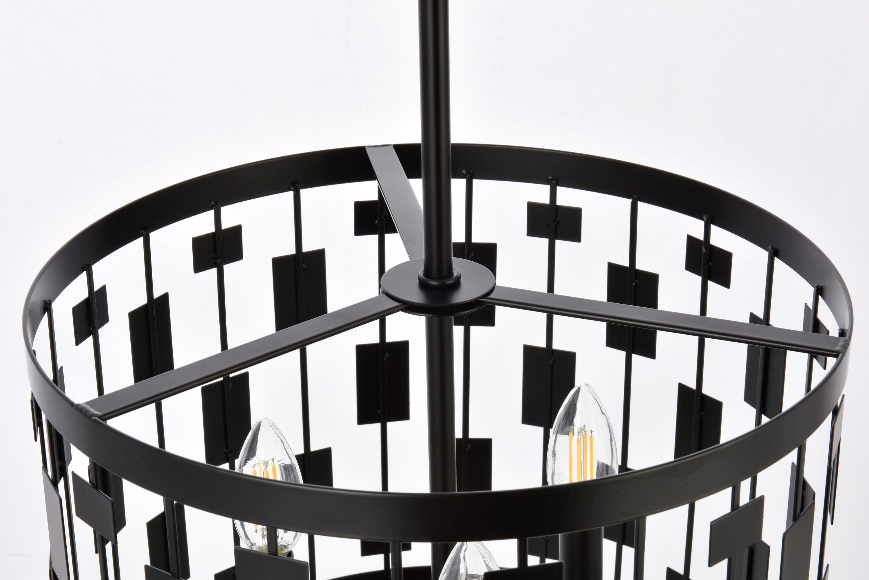 Levante Black 3-Light Contemporary Pendant