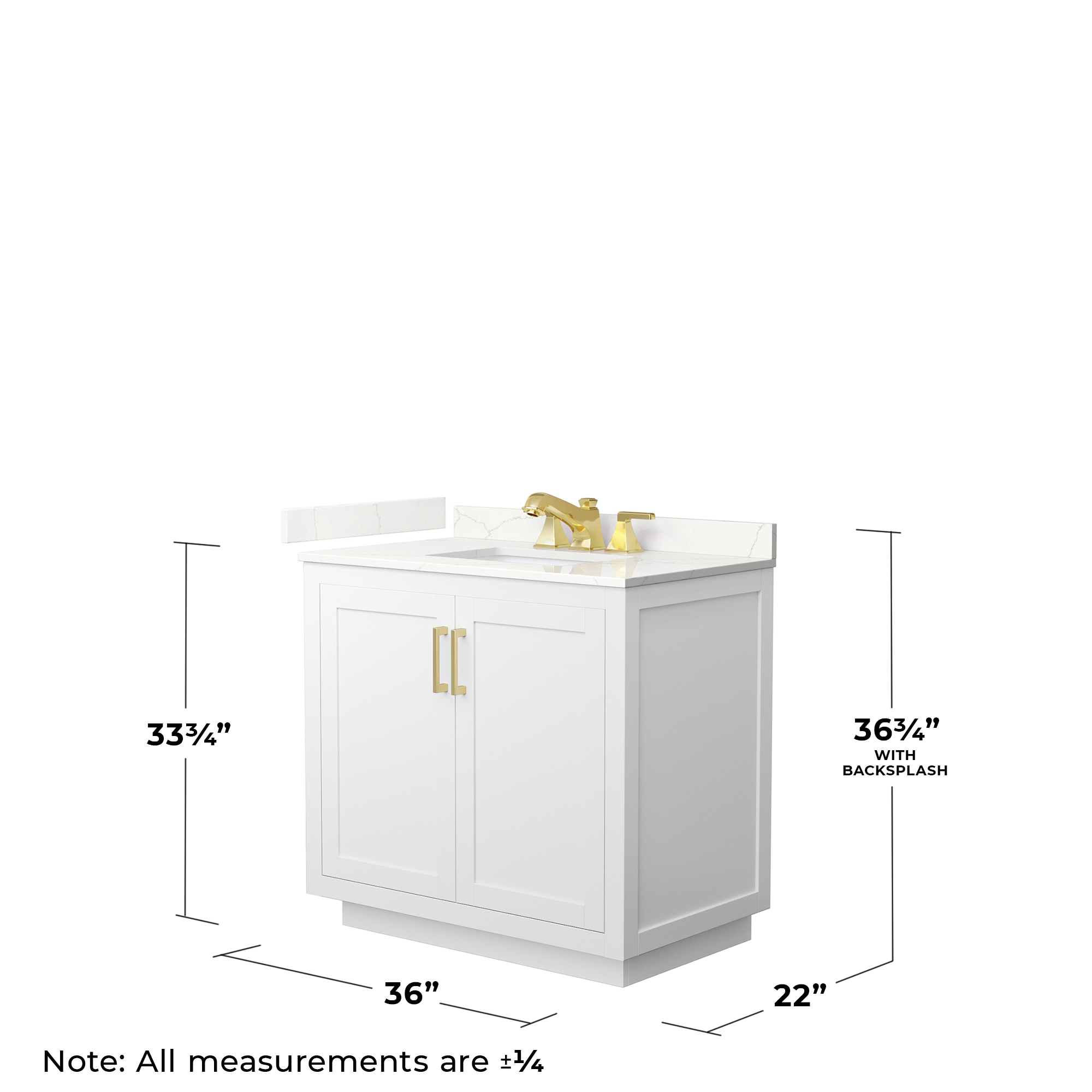 Wyndham Collection WCF292936SWGGTUS3MXX Bath-Vanity-Combo - View #5