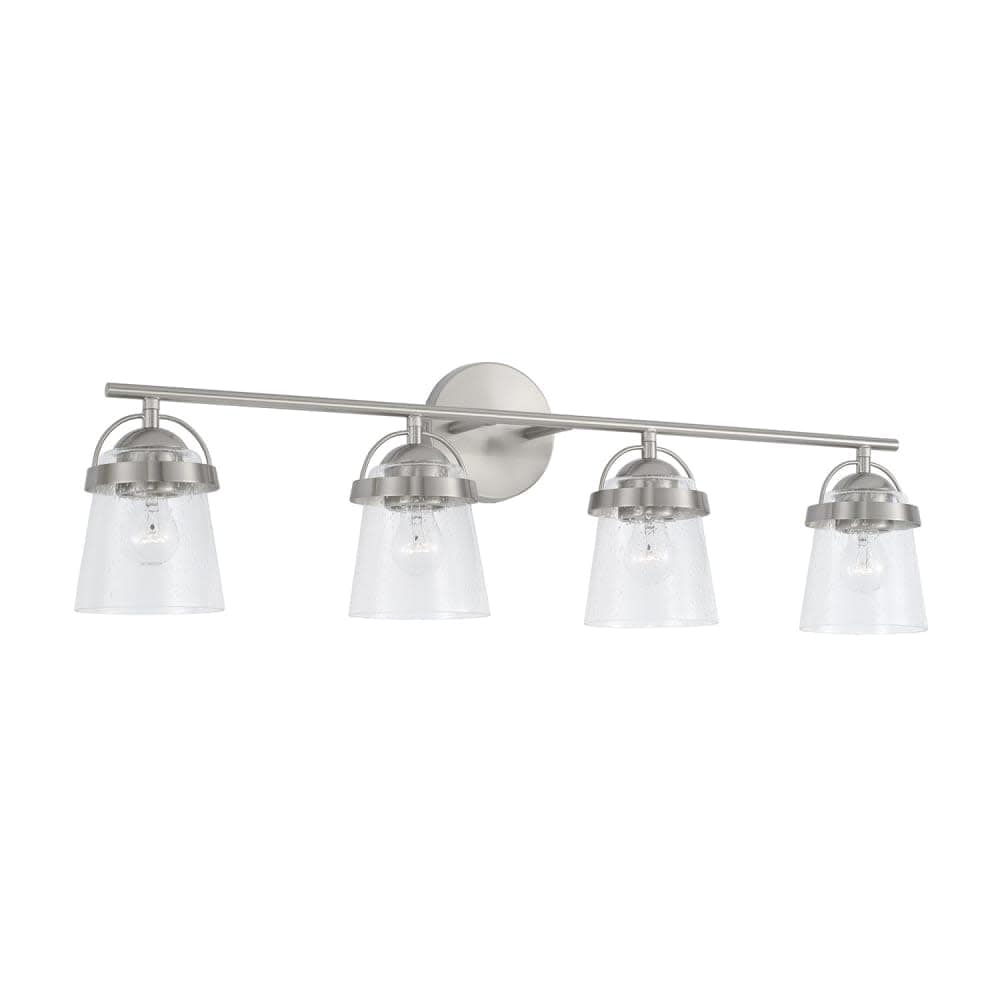  147041534 Madison 4 Light 33 Inch Wide Bathroom Vanity Light