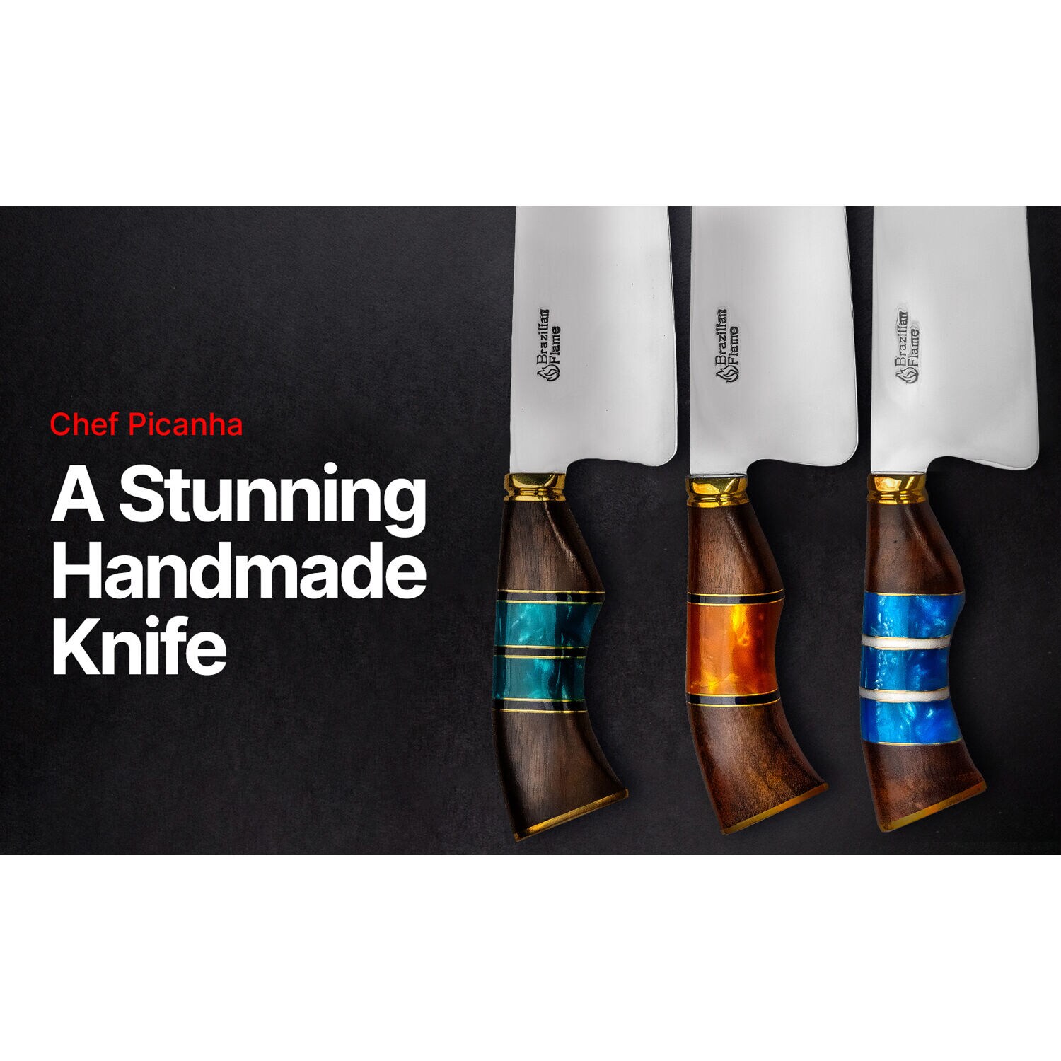 Brazilian Flame KF-REF005-10-BLUE cutlery - View #4