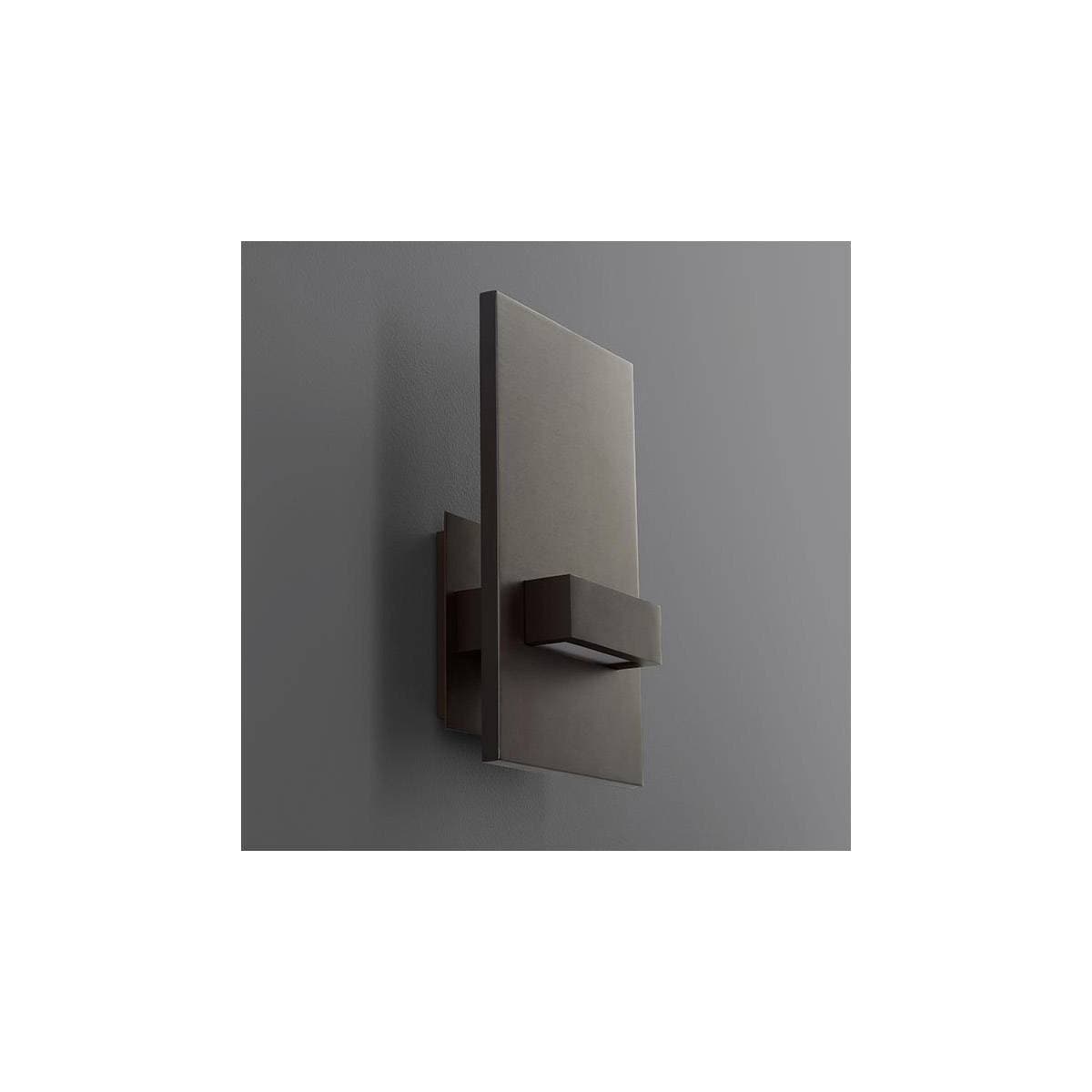 Oxygen Lighting  3-527-22 Vela LED 7 inch Oiled Bronze Sconce Wall Light