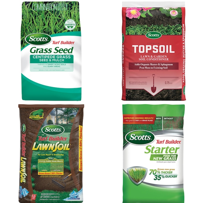 Scotts   Centipede Grass Starter Pack: Low-Maintenance Lawn from the Ground Up