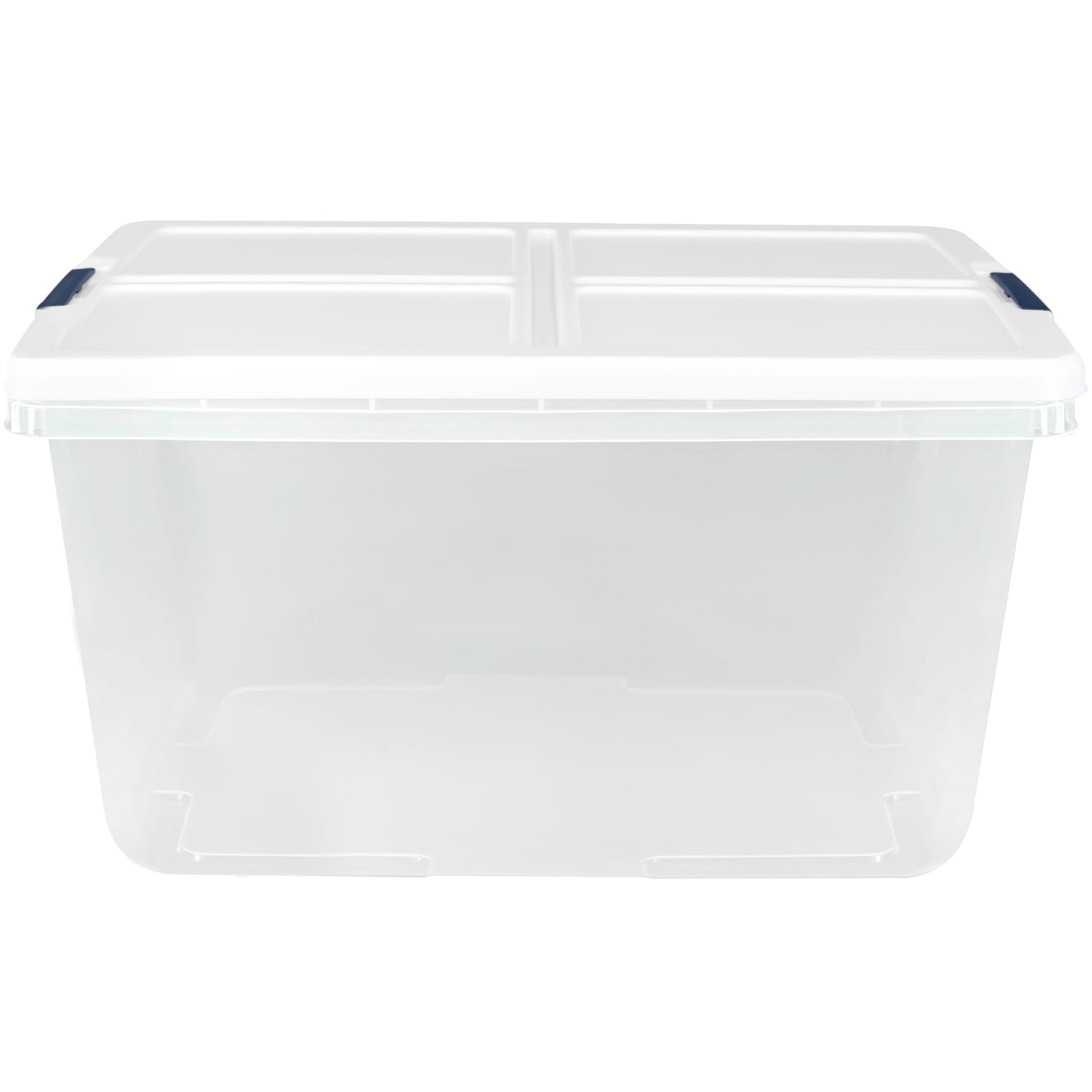 Hefty X-large 25-Gallons (100-Quart) Clear Base with White Lid