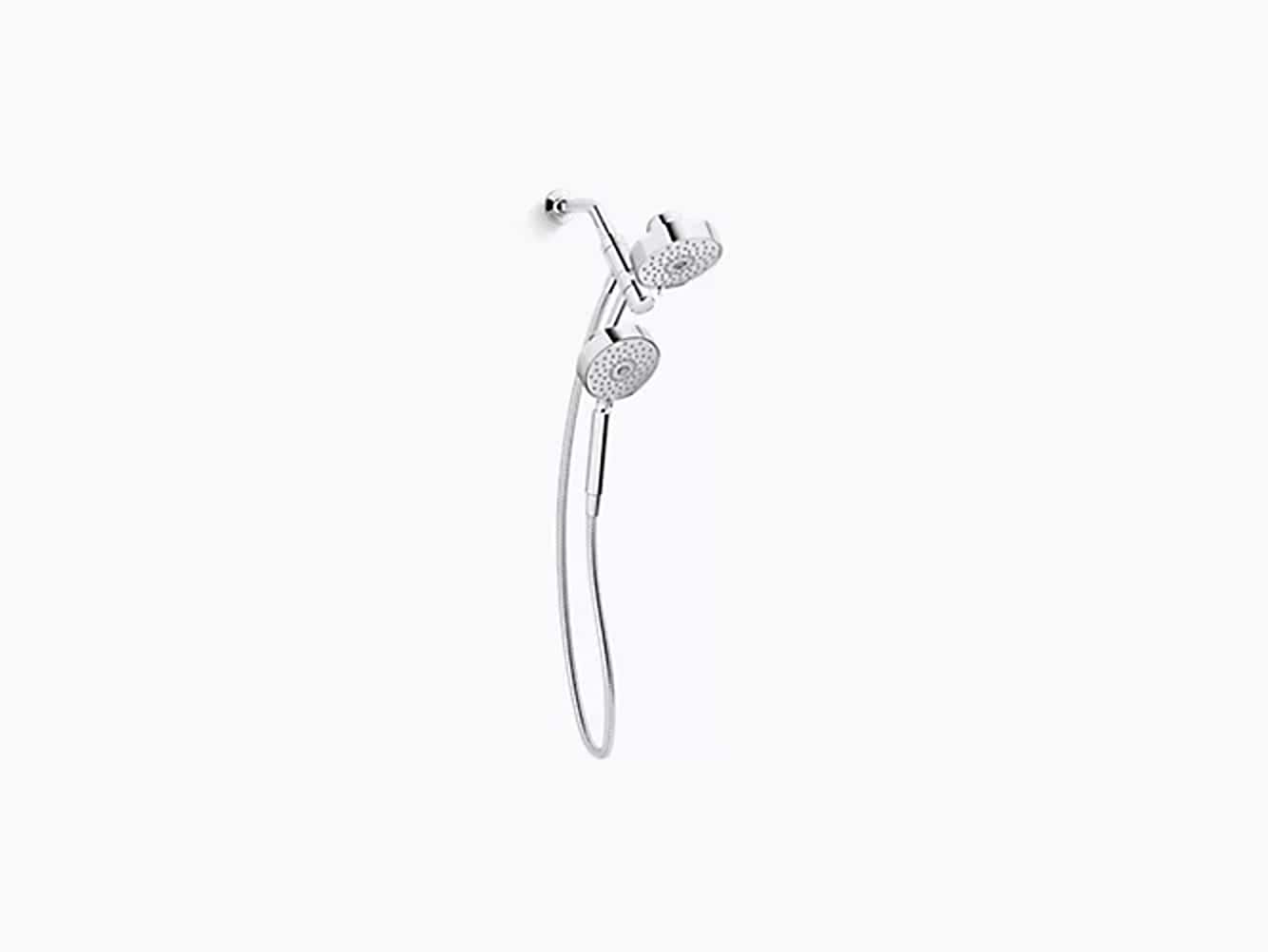 KOHLER K-23219-CP Polished Chrome 5-Inches Dual Head