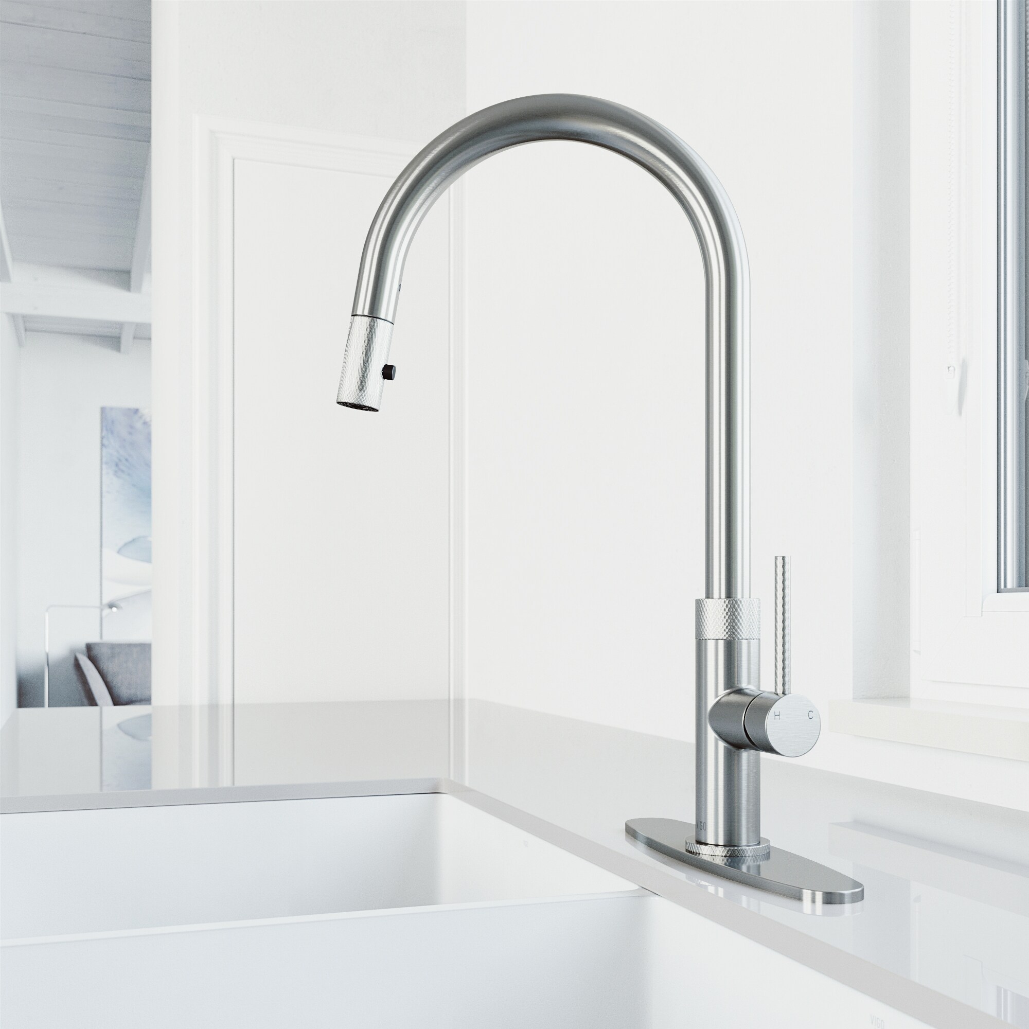 VIGO VG02033STK1 Kitchen-Faucets - View #3