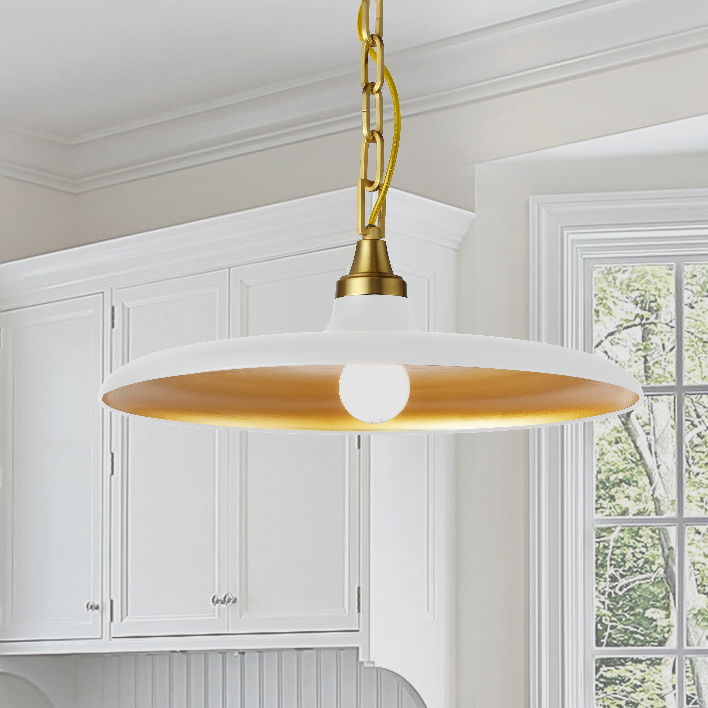 Dainolite QTN-181P-MW-AGB Pendant-Lights - View #2
