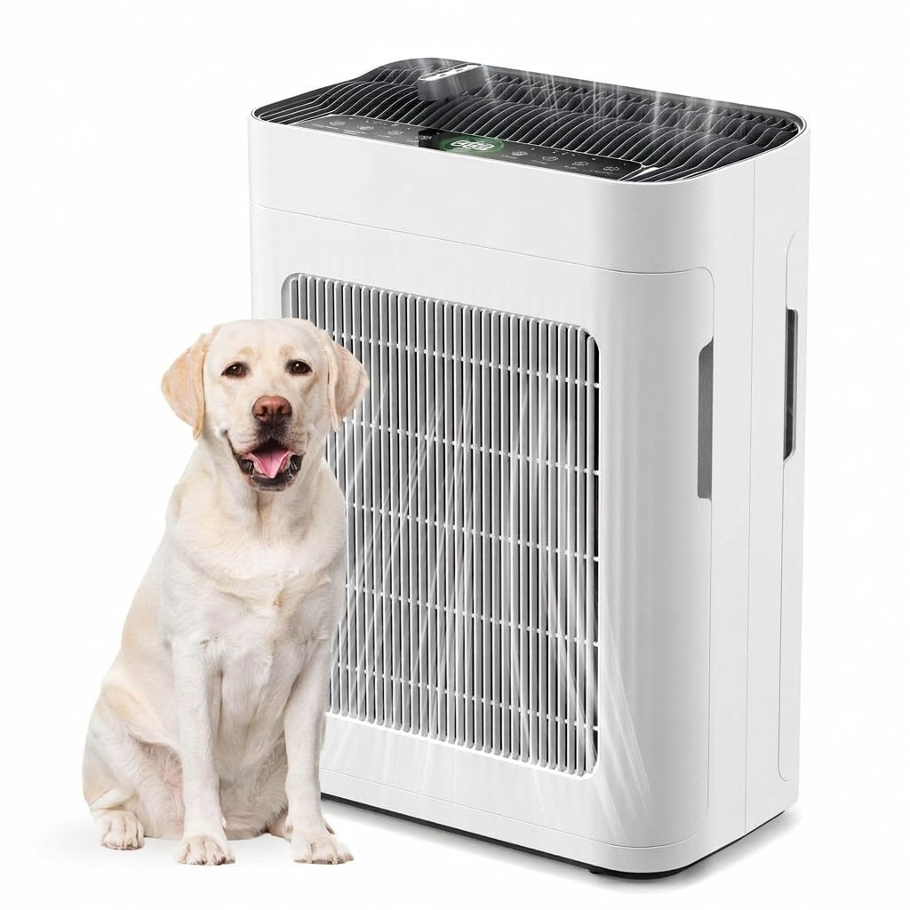 Anqtovp air purifier for large rooms up to 3000 sq ft dual-sided washable pre-filter pet mode PM25 display removes 99.97 percent particles 1 Piece #LAN0427U23