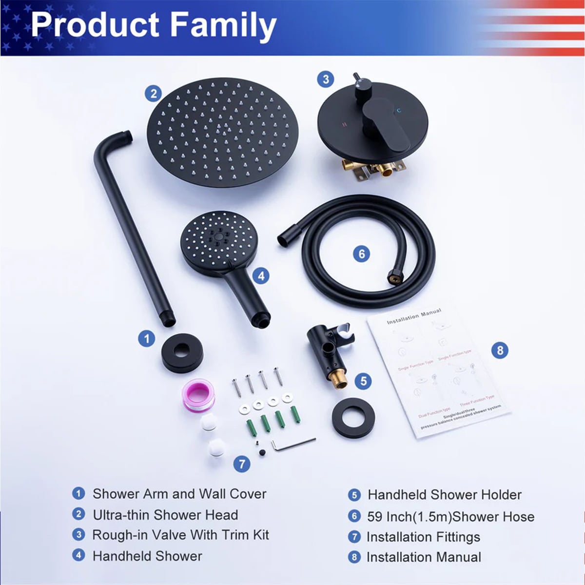 Rainlex RX96202H-10 Tub-Shower-Faucets - View #10