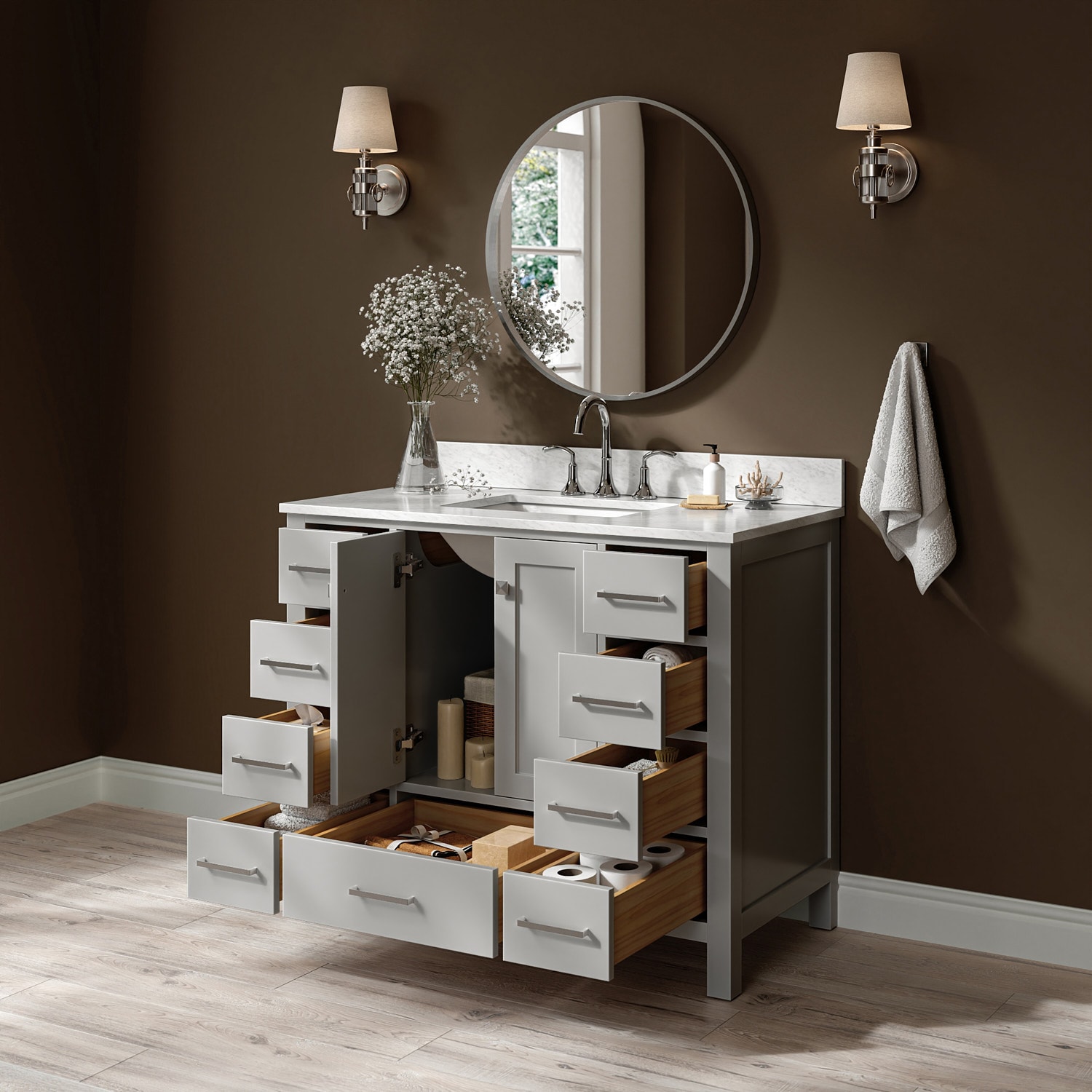 ARIEL A043SCW2RVOGRY Bath-Vanity-Combo - View #3