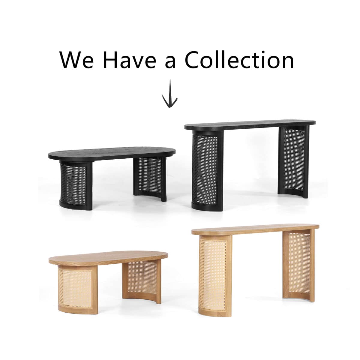 Maison Boucle AODAI-48COFFEEOVALBK Coffee-Tables - View #8