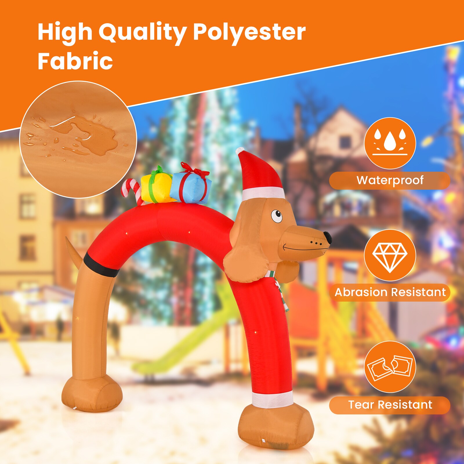 WELLFOR HYG24103US Christmas-Inflatables - View #8