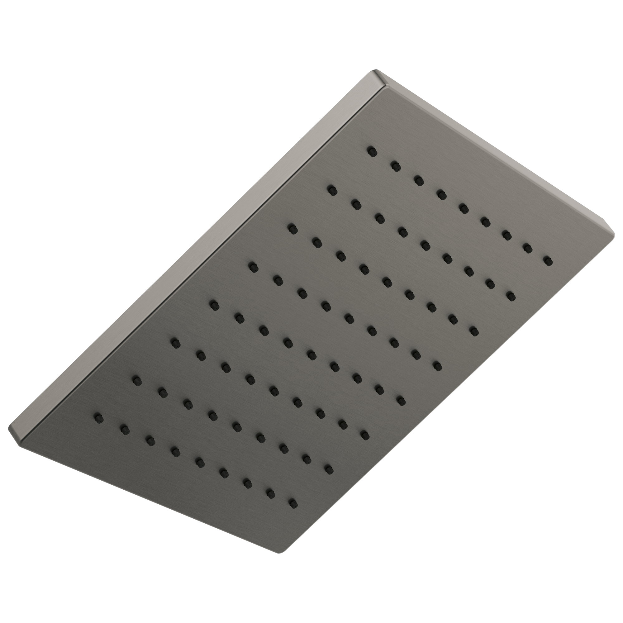 Delta 52159-KS-PR 1.0 -Spray Lumicoat Black Stainless 11.75-in Square Fixed Rain Shower Head 1.75 GPM