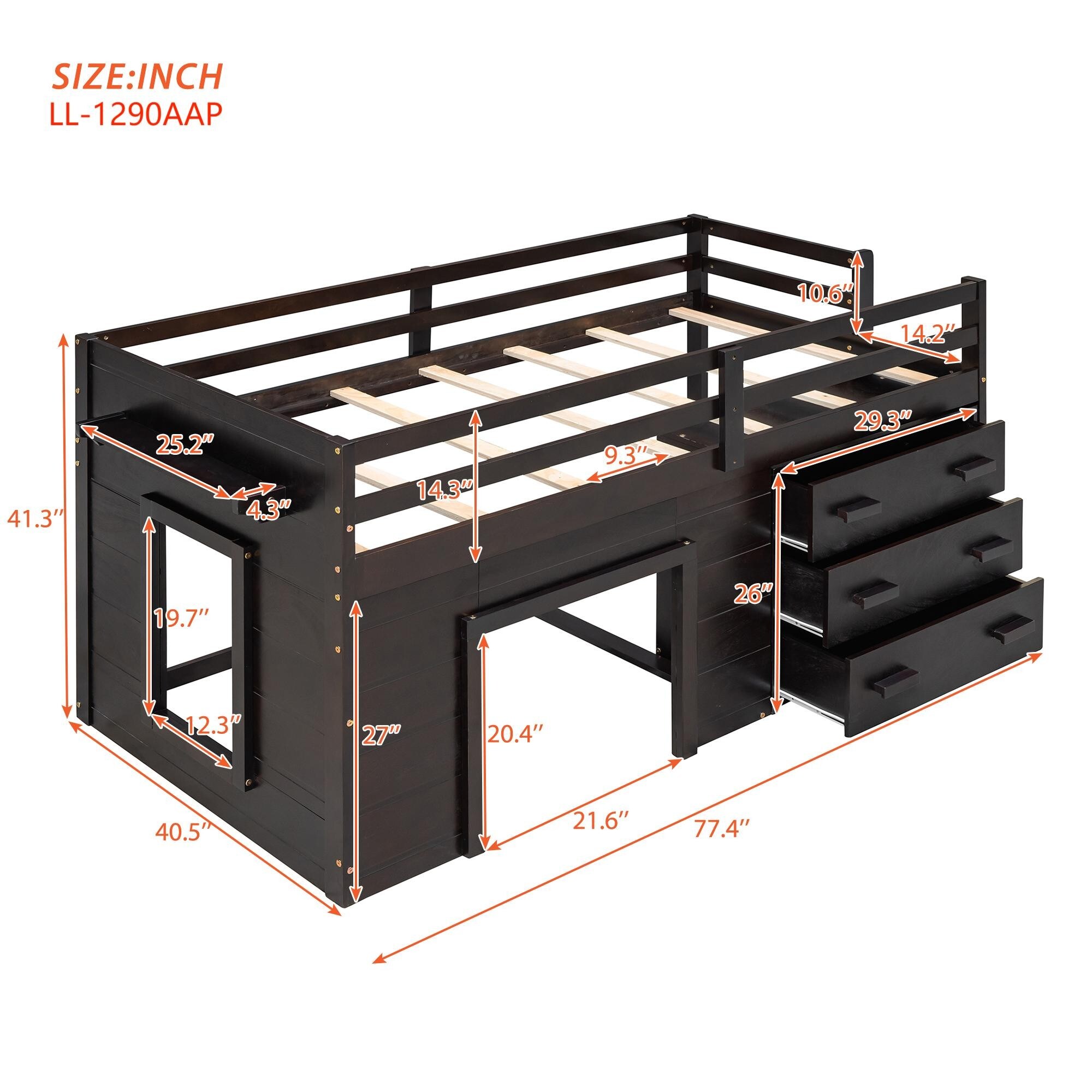 Yiekholo LL-1290AAP Bunk-Beds - View #8