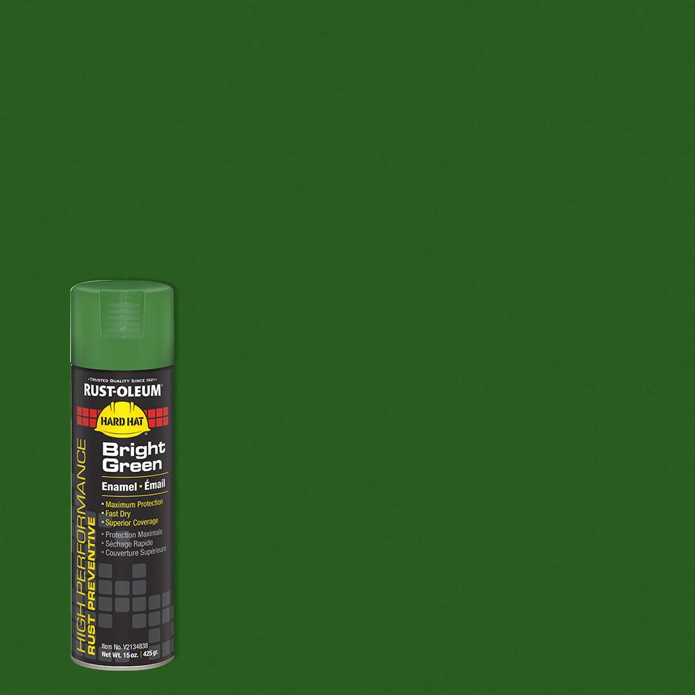 Rust-Oleum V2134838 High Performance Gloss Bright Green (NET WT. 15-oz