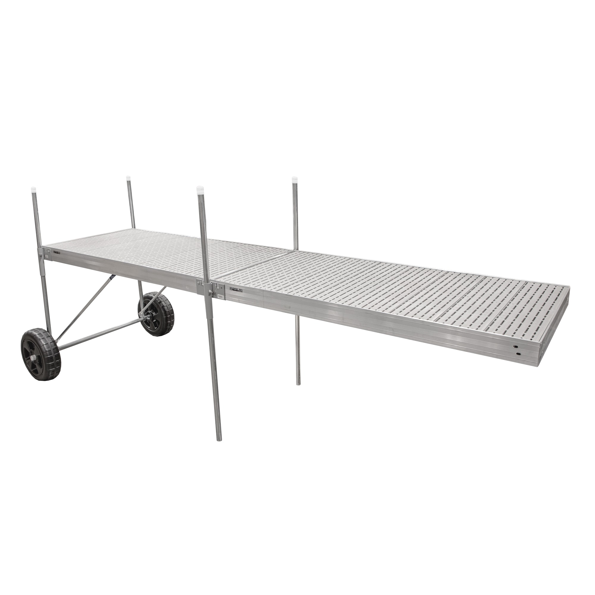 Tommy Docks 16 Ft. Roll-in-dock Straight System with Aluminum Frame and Titan Decking