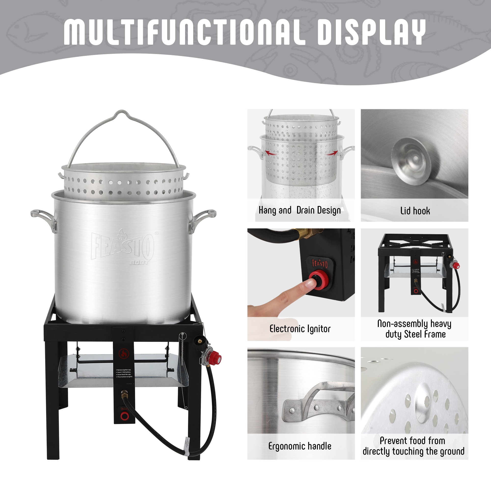 Feasto 11401 Outdoor-Burners-Stoves - View #3