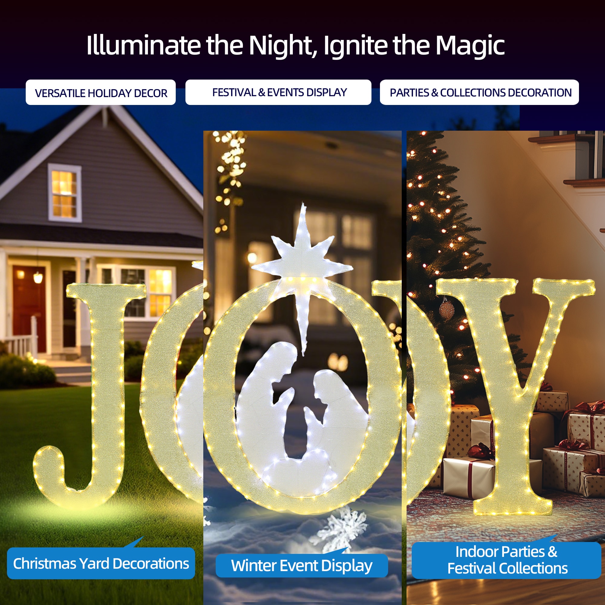 Starfree HOXSOD0201GLD-HI Outdoor-Christmas-Decor - View #2