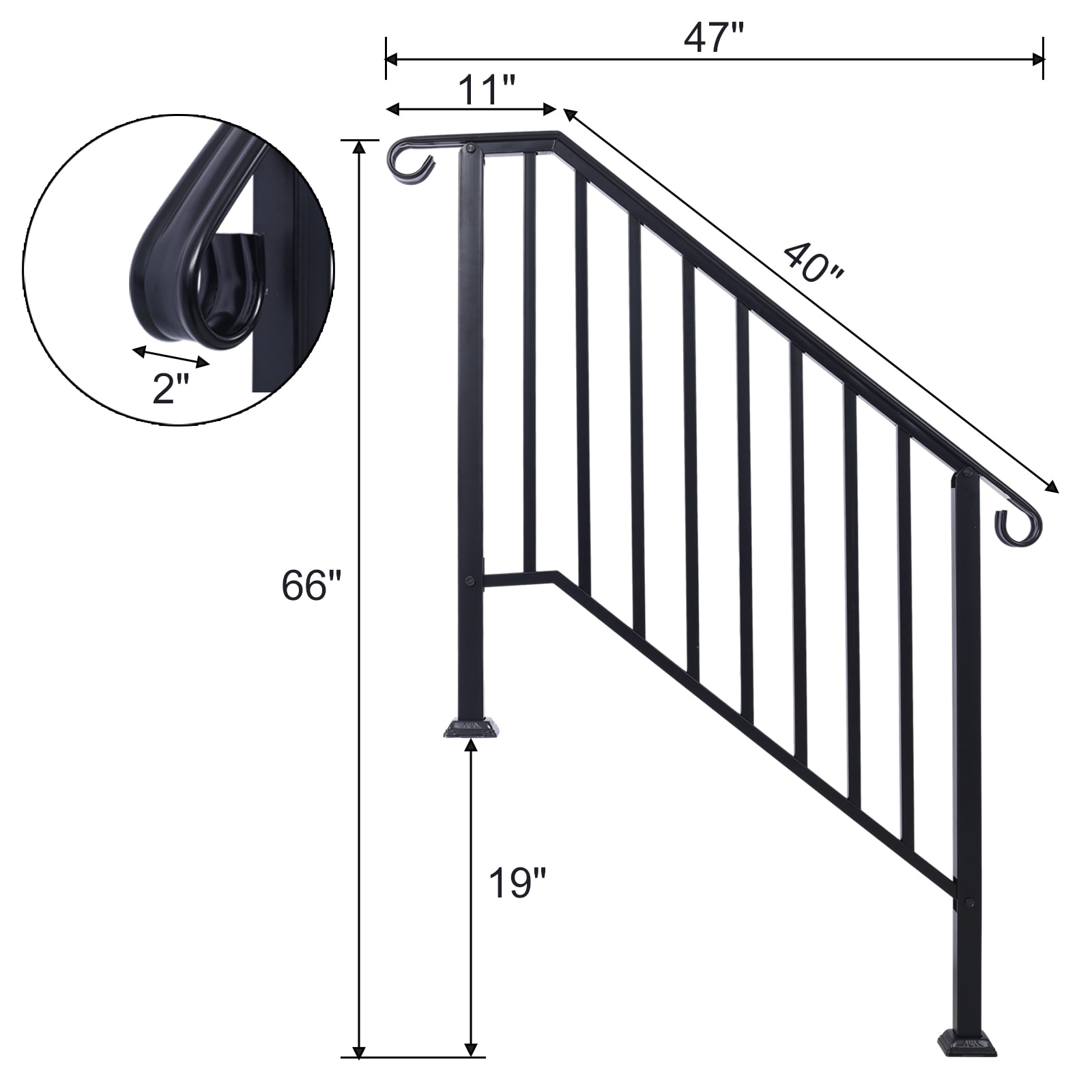 LOVMOR SF-R-W465124224 Interior-Stairpart-Railing - View #5