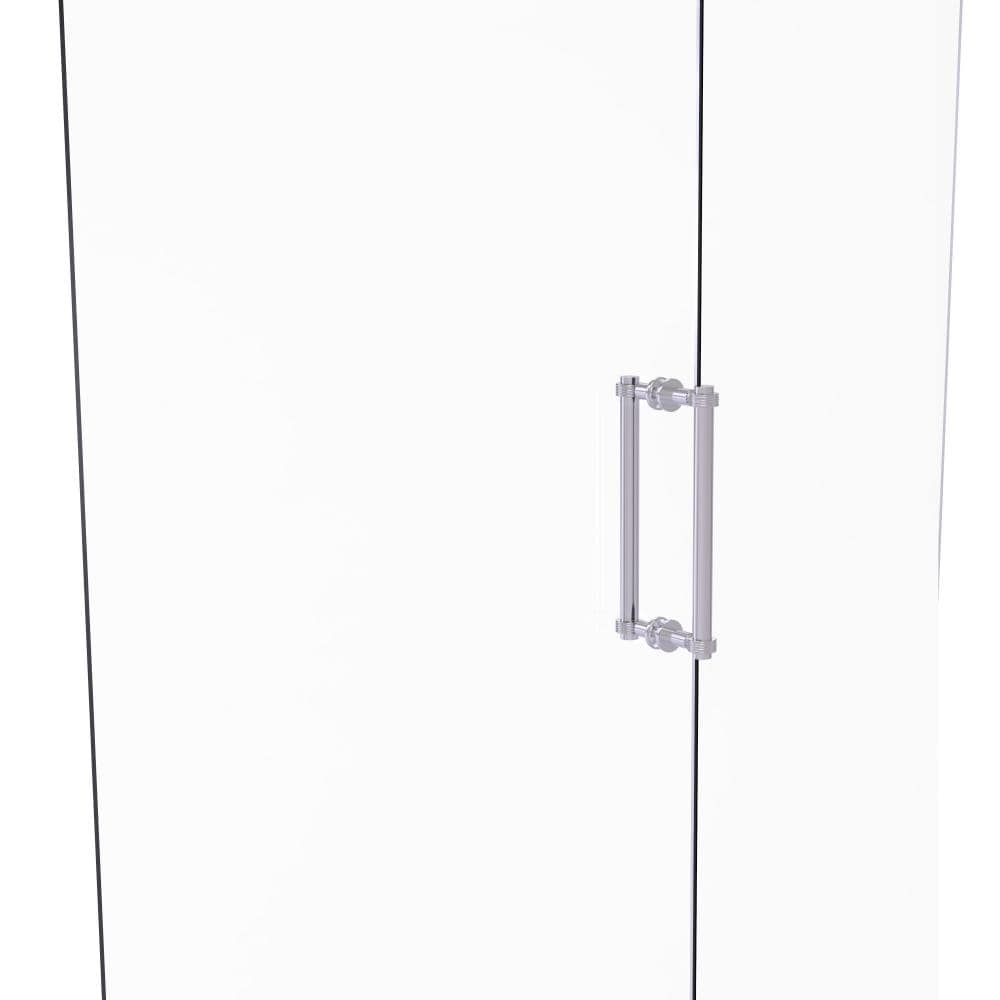 Allied Brass 404G-12BB-SCH Satin chrome 12-Inches Hinged shower door Handle