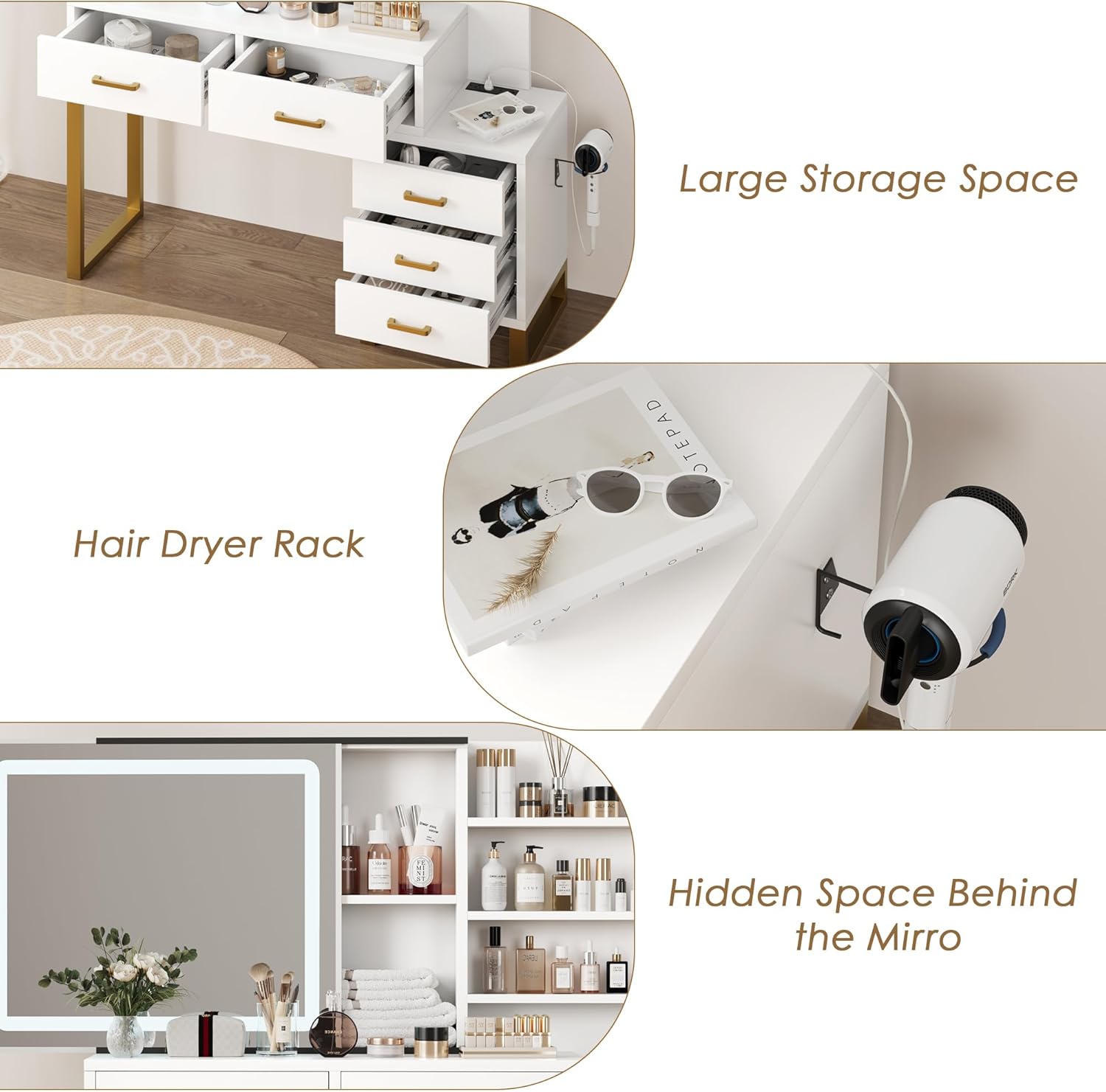 Qeetex LHF-SZT-VAM-1EKNFJ2V Bedroom-Vanities - View #6