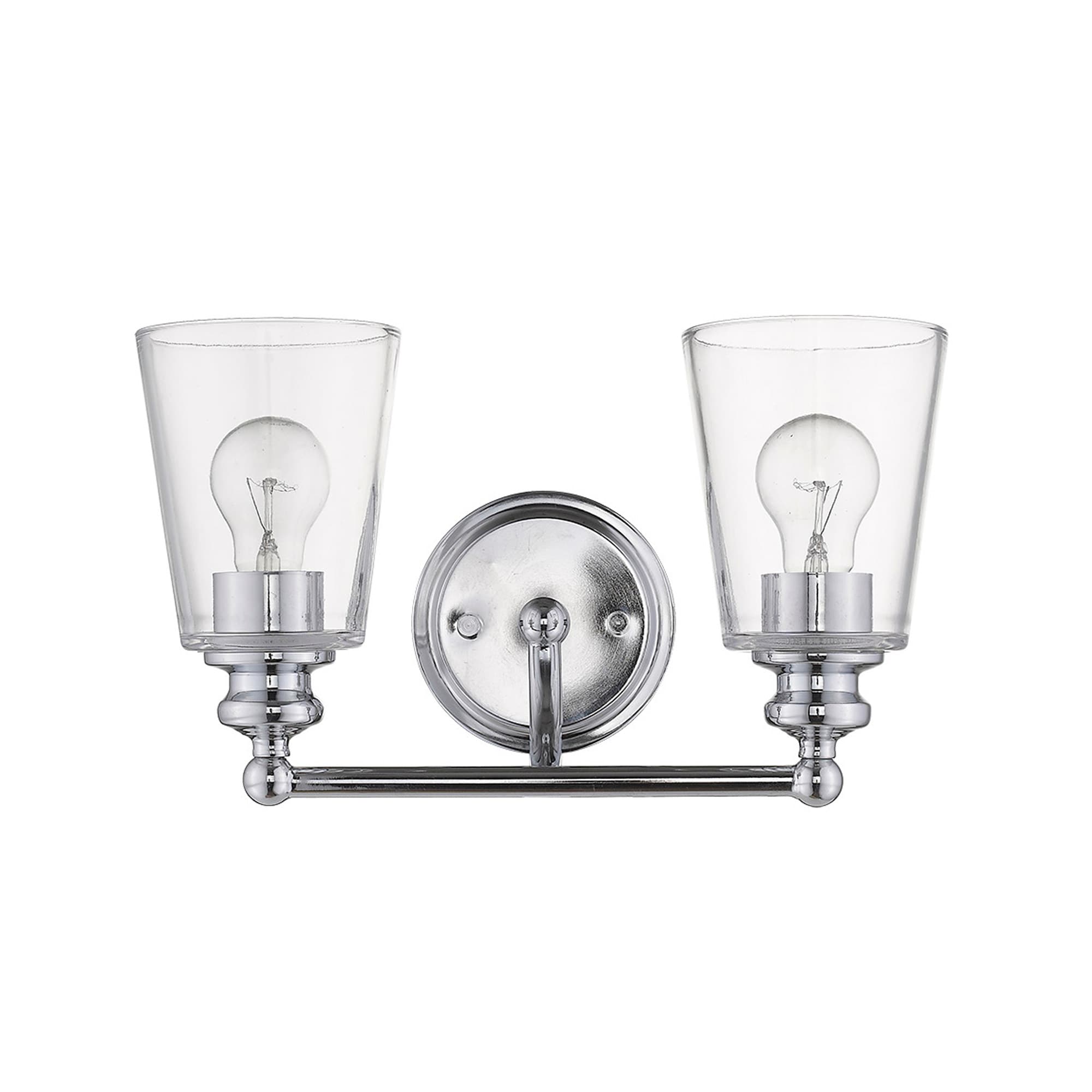 Acclaim Lighting IN41401CH Ceil 14.25-in 2 -Light Chrome Transitional Vanity light