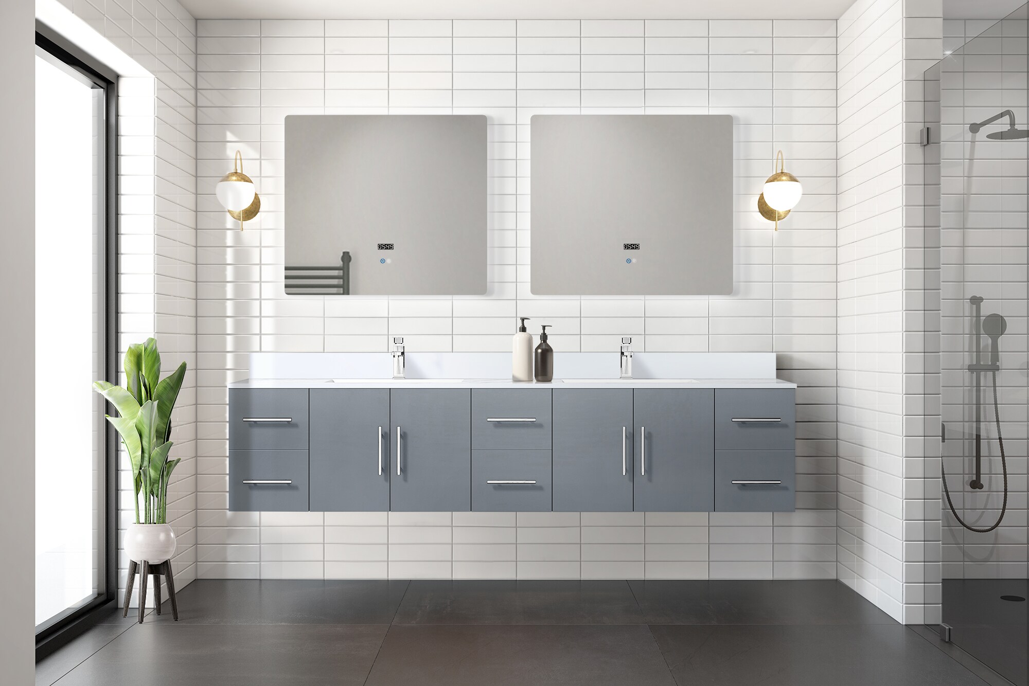 Lexora LVG84DB210 Bath-Vanity-Combo - View #8