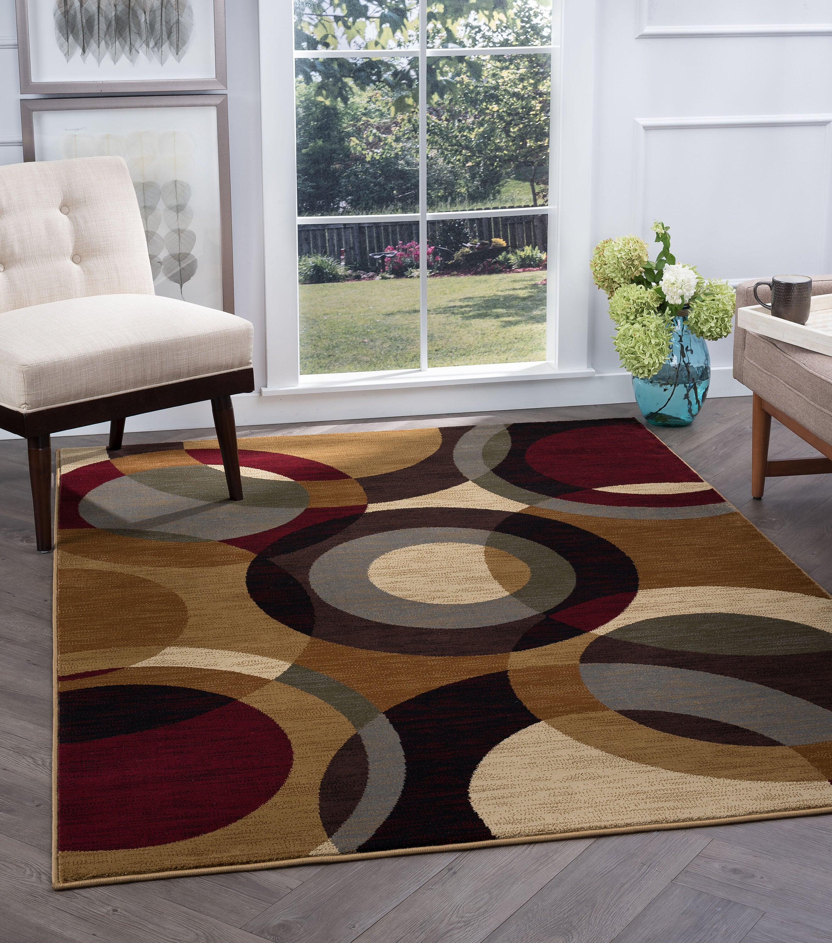 Tayse Festival 8 X 11 (ft) Multi-color Indoor Area Rug in the Rugs ...