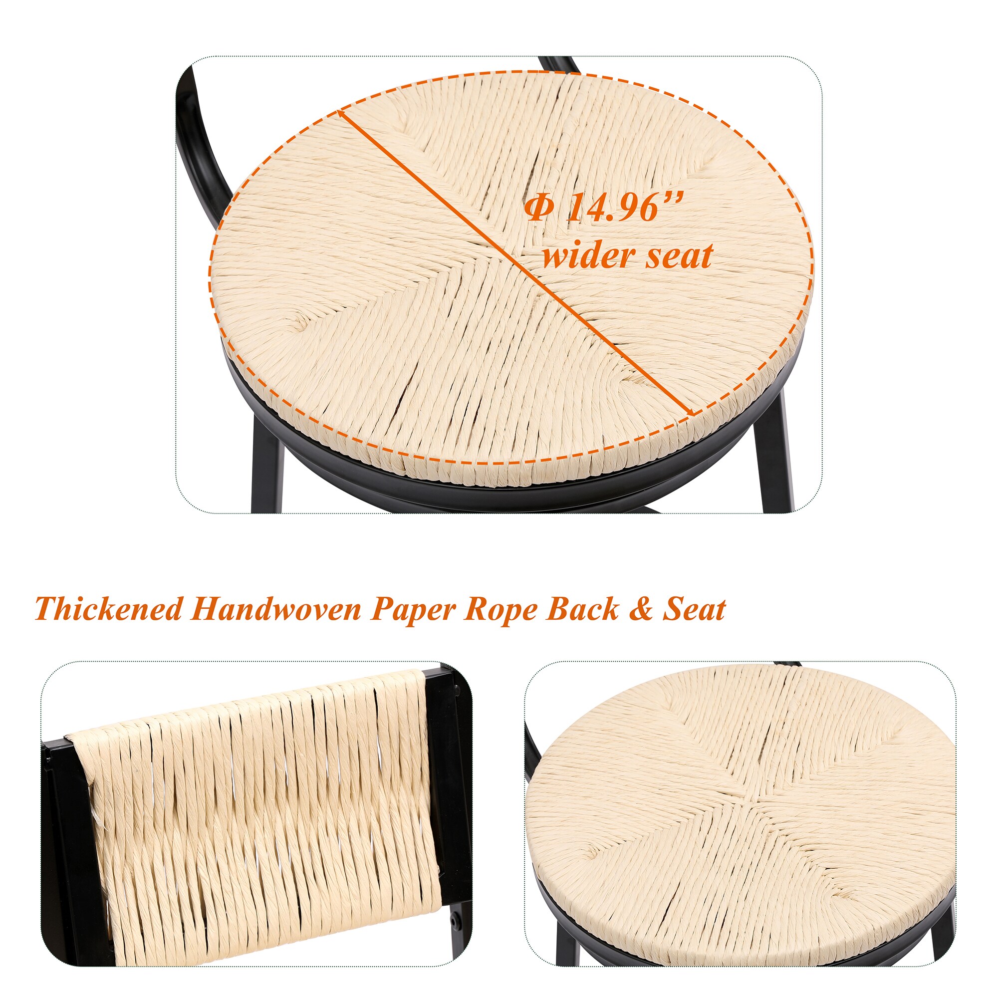 Sumyeg WF-HW65771BL-4-LA Dining-Chairs - View #7