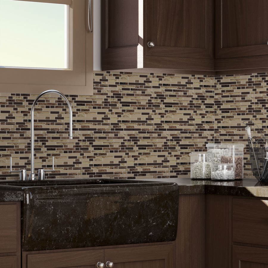Peel&Stick Mosaics PS108PEEL1010 Ceramic-Tile - View #2