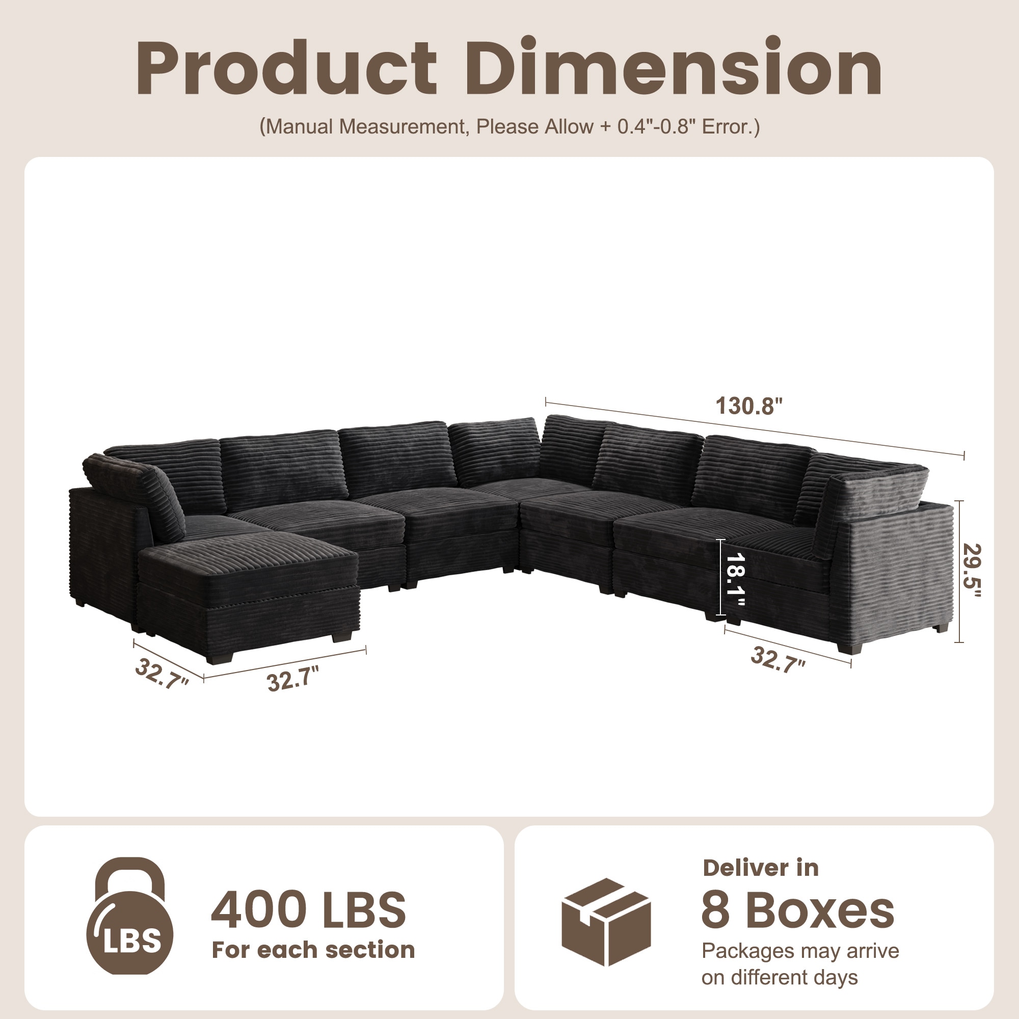ALTRIGUS 6L-YOYO430-83-AL Sofas-Loveseats - View #3