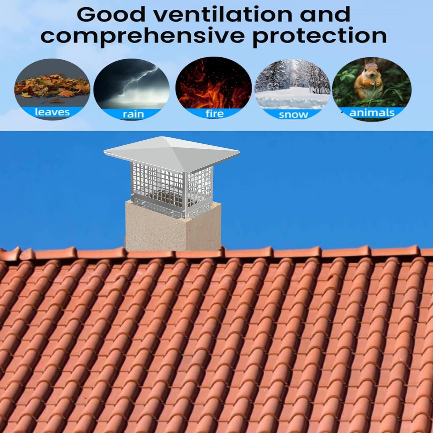 GAOMON TCSEPP1EV1KN6 Chimney-Cap - View #4