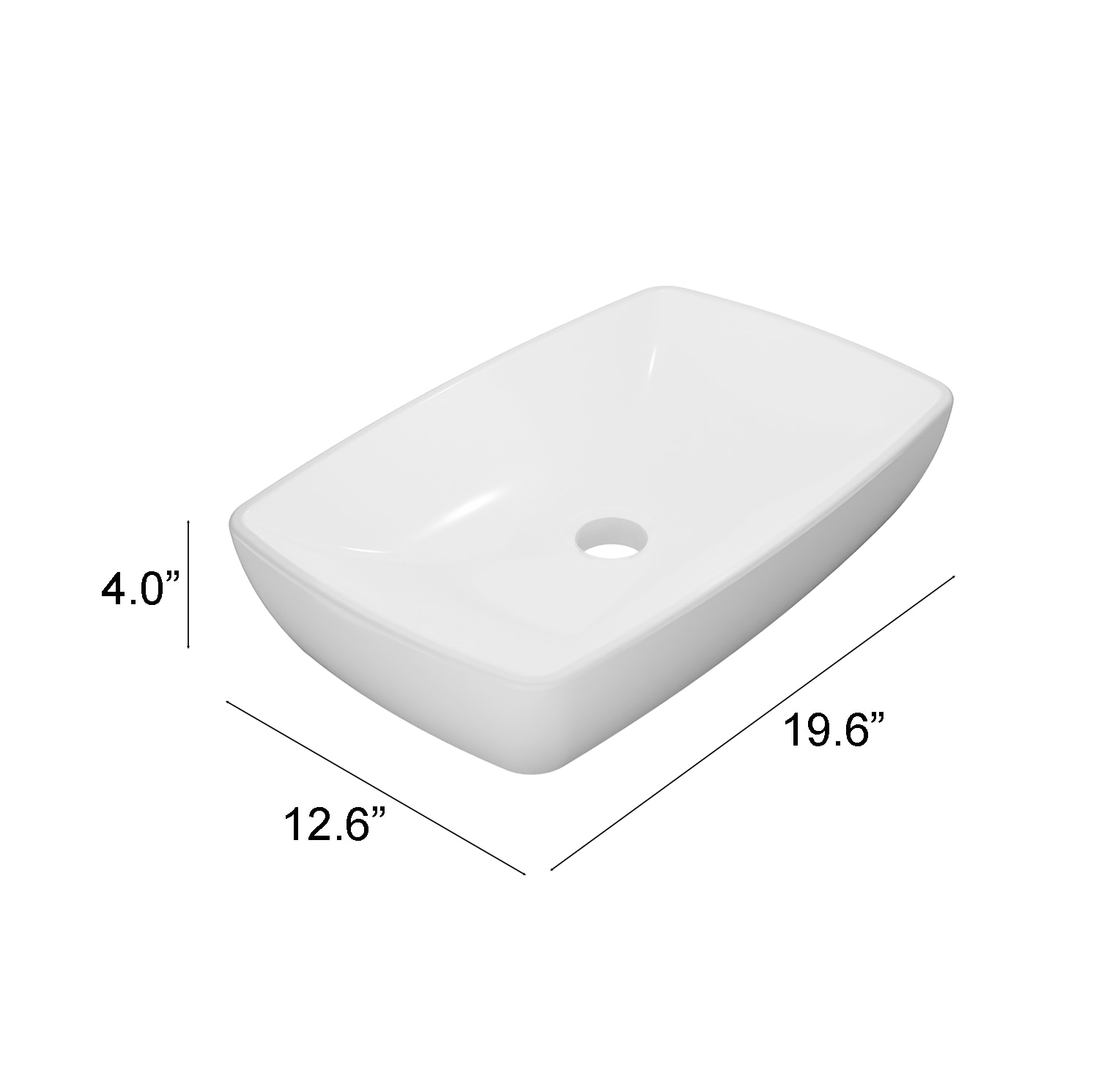 WS Bath Collections H10 WSBC 50U-8108101 Bath-Sink - View #3