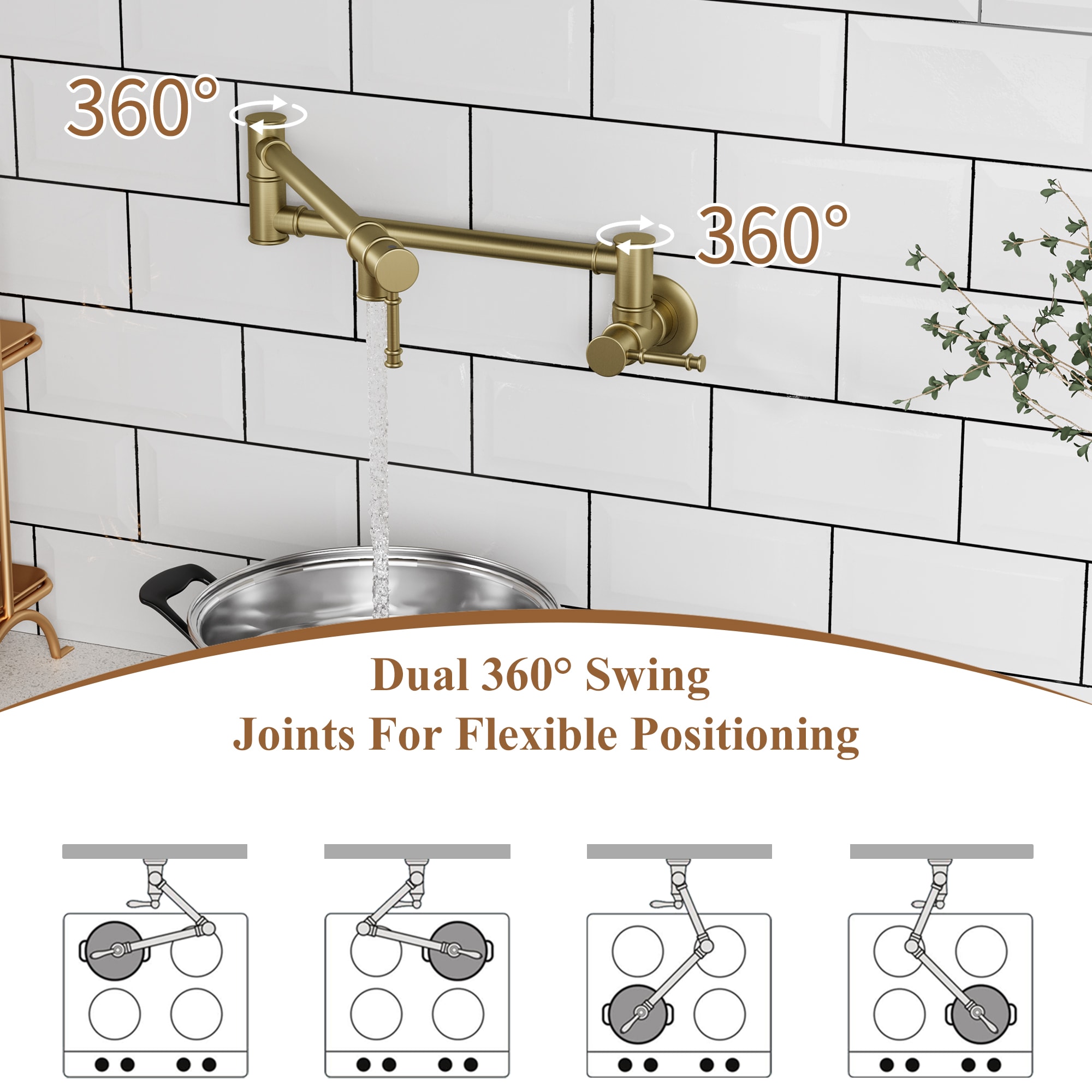 CASAINC CA-D4183-BN Kitchen-Faucets - View #7