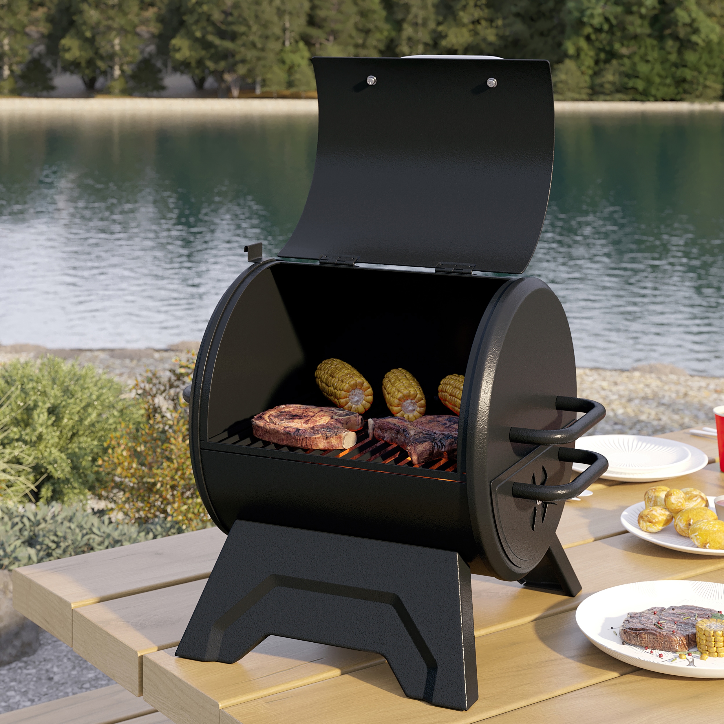 Master Forge CBT26033L Tabletop-Grills - View #10