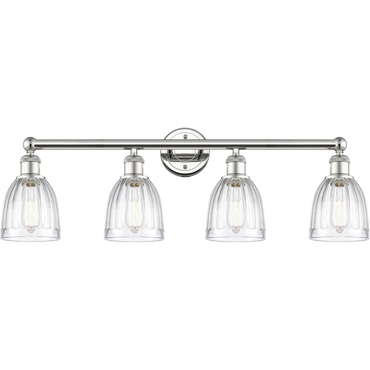 Innovations Lighting - 616-4W-PN-G442 Brookfield Bathroom Vanity Light Polished Nickel