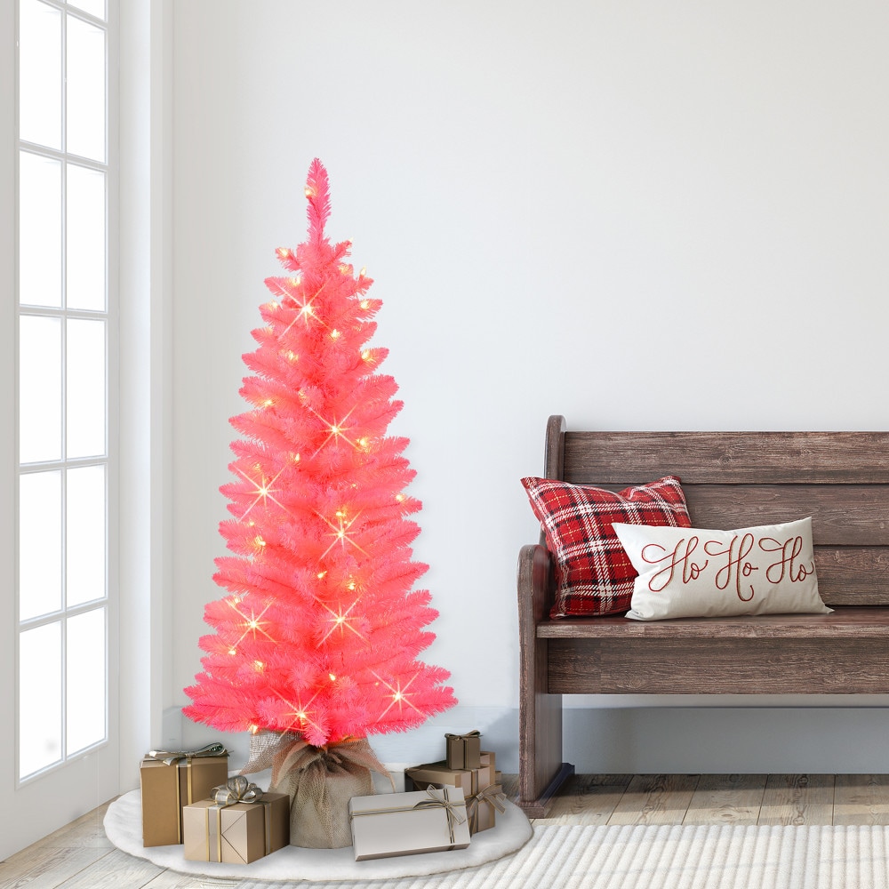 Puleo International ST9612A-40C07-PK Artificial-Christmas-Trees - View #3