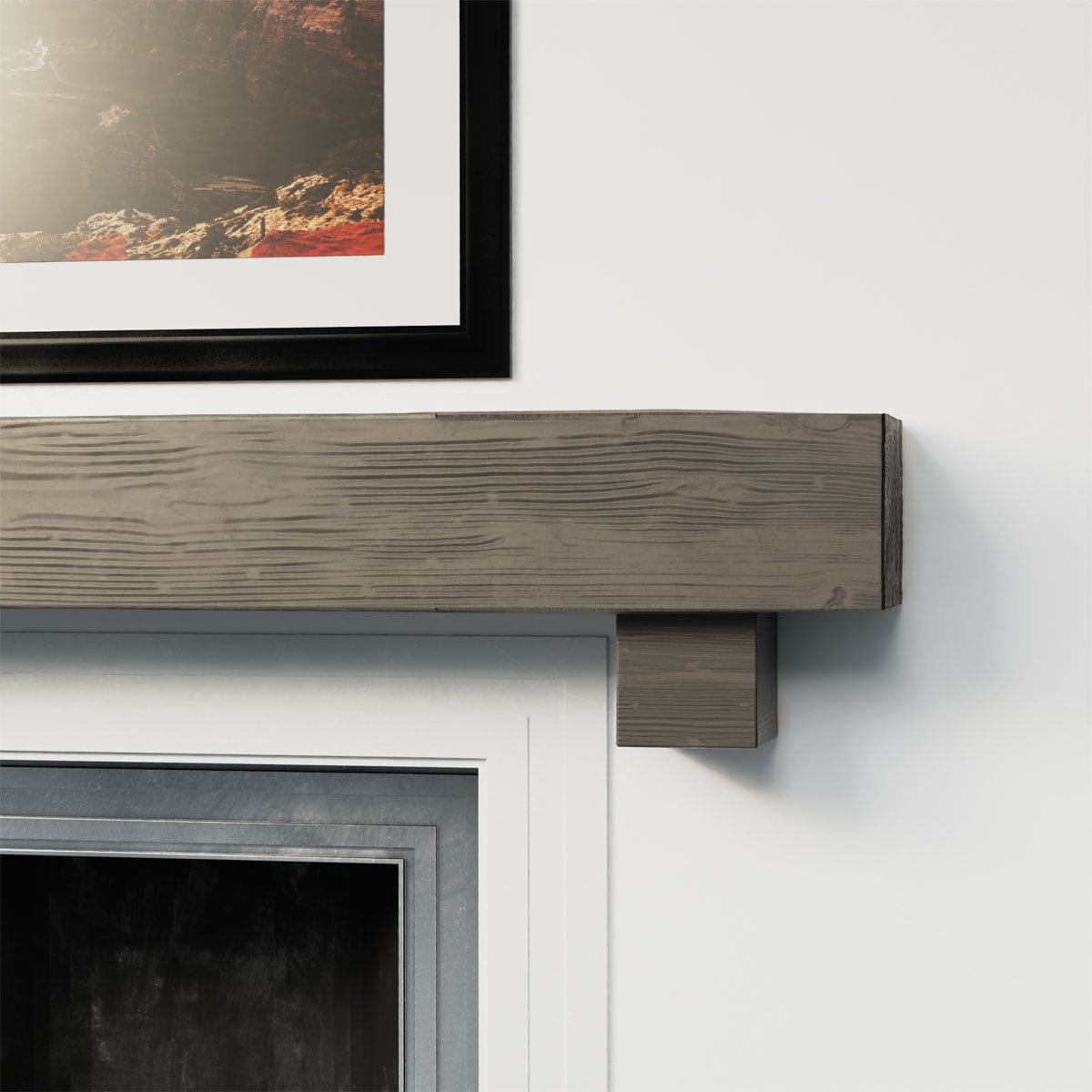 Ekena Millwork MANUSD08X08X72AOBD Mantel-Shelves - View #12