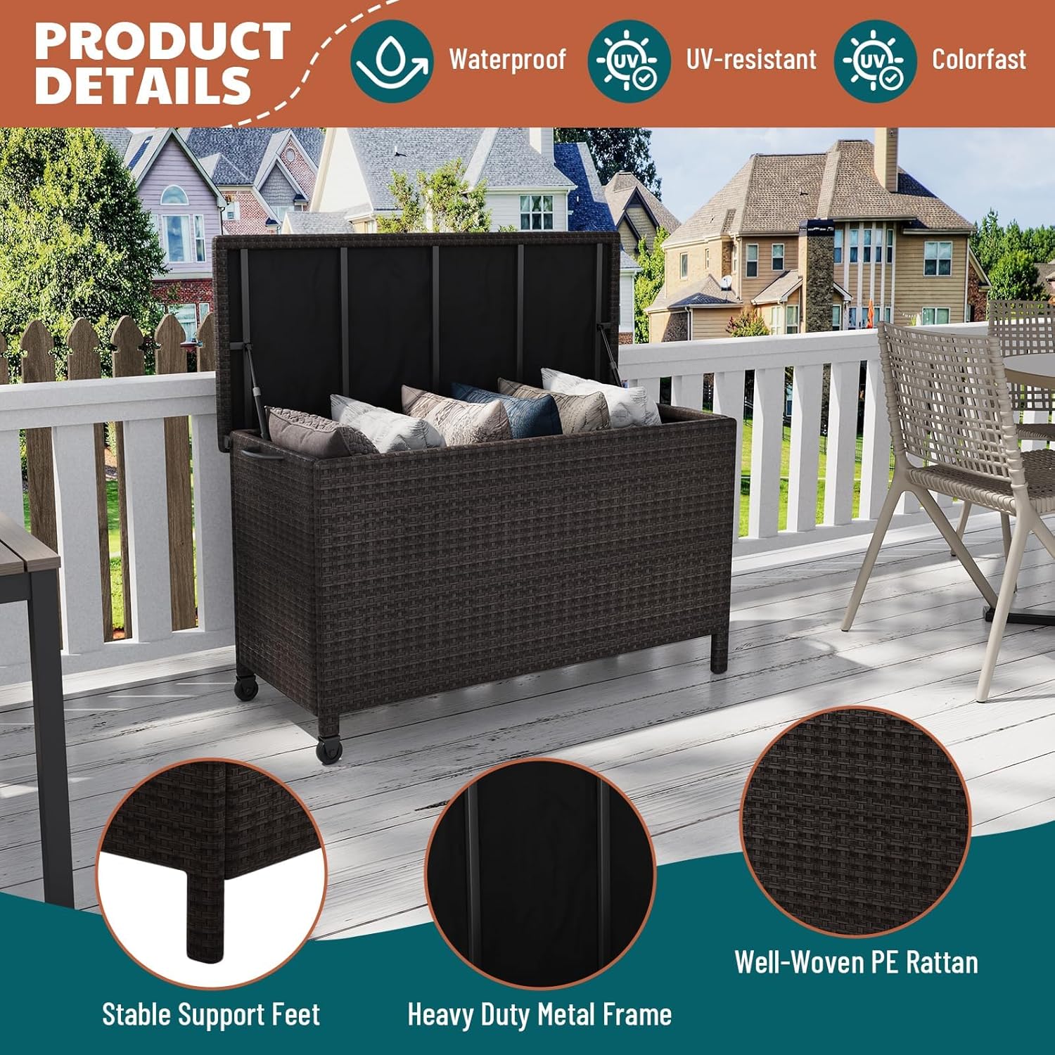 GAOMON LSPPJOK-NHJIDM8UL2 Small-Outdoor-Storage - View #5