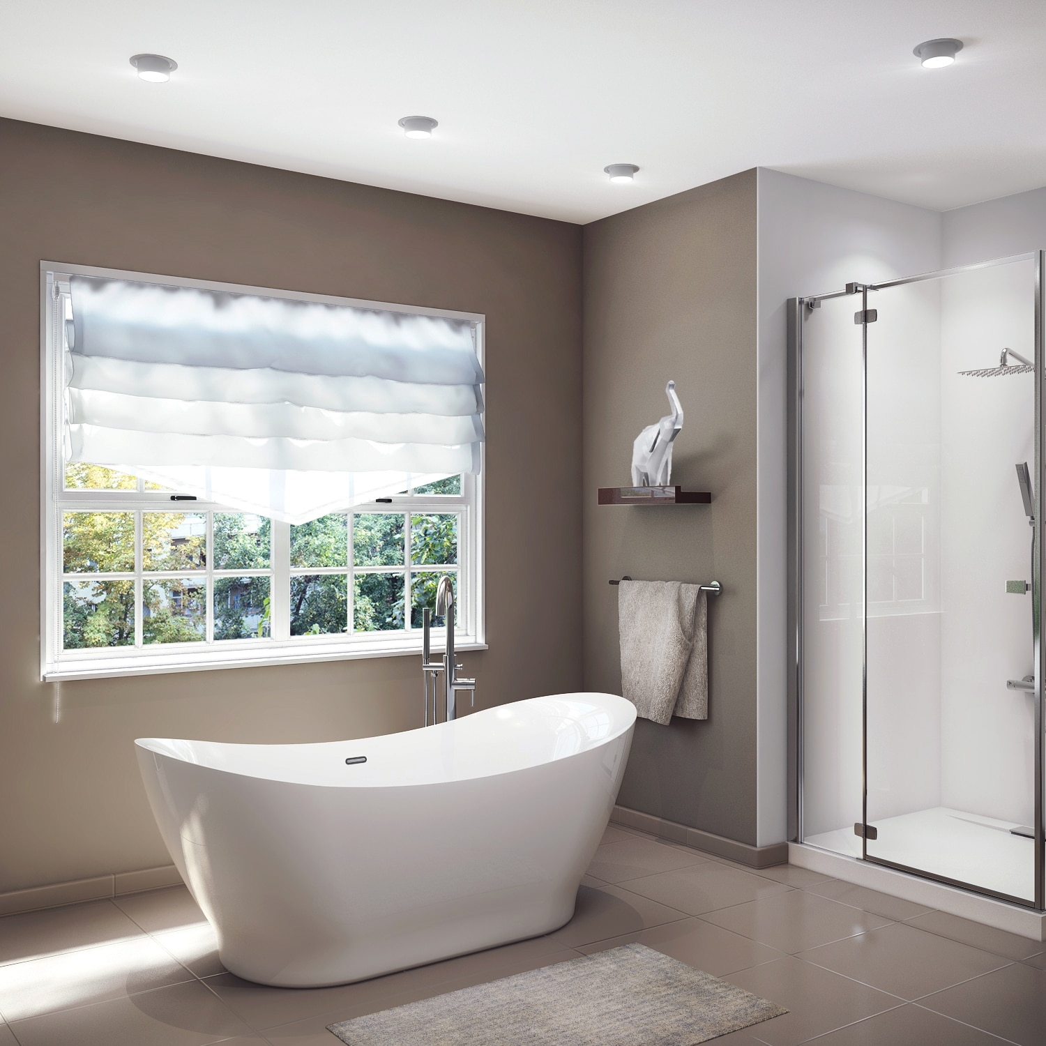 A&E Bath and Shower TUNDRA WHITE-NF bathtubs - View #7