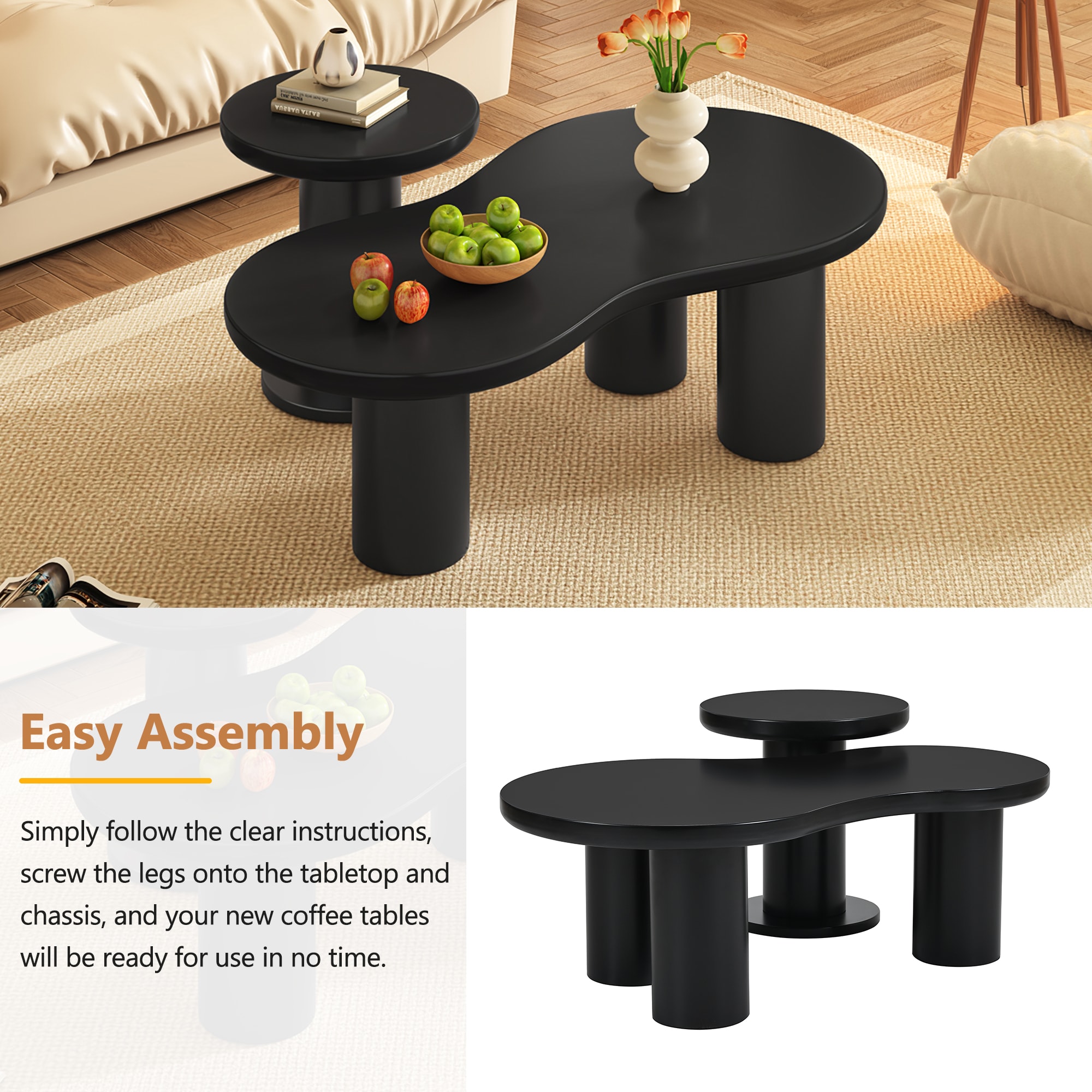 ModernLuxe N721S000035B Coffee-Tables - View #4