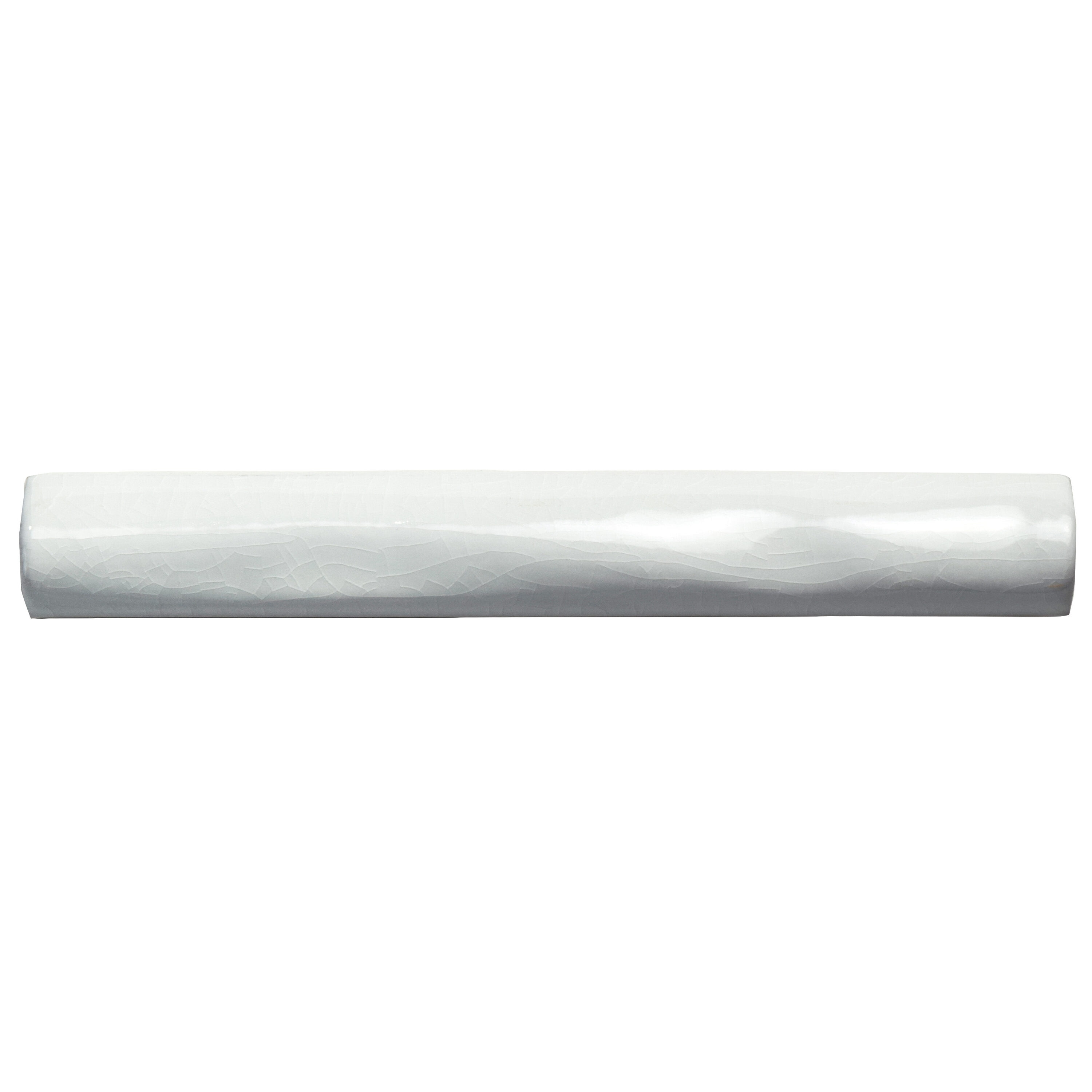 Affinity Tile WCVACGCT Antic Craquelle Torello Gris Claro 3/4-in x 6-in Glossy Ceramic Pencil Tile ( 0.24-sq ft / Carton ) 8 -Pack